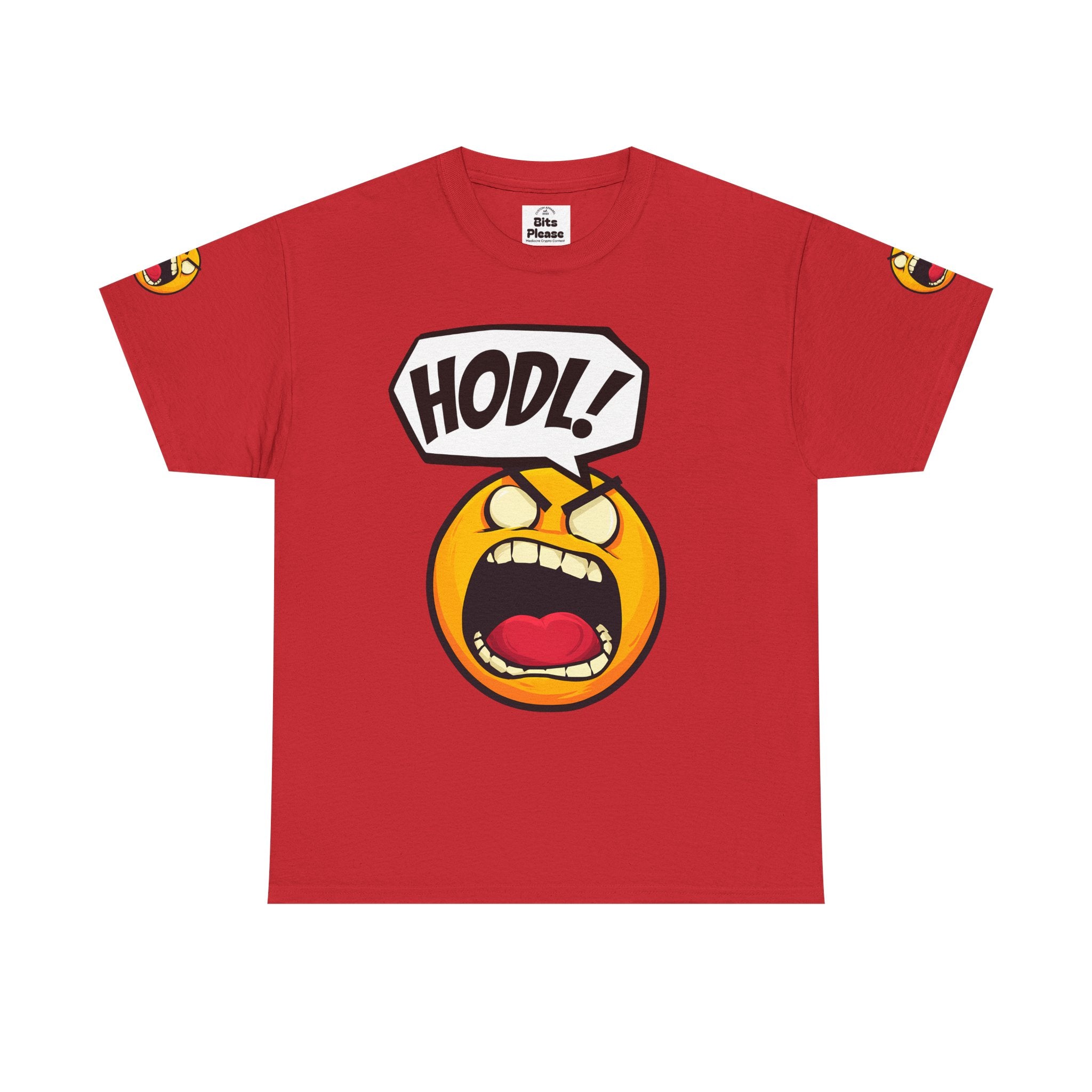 Bits Please HODL Collection, Heavy Cotton Tee, Unisex