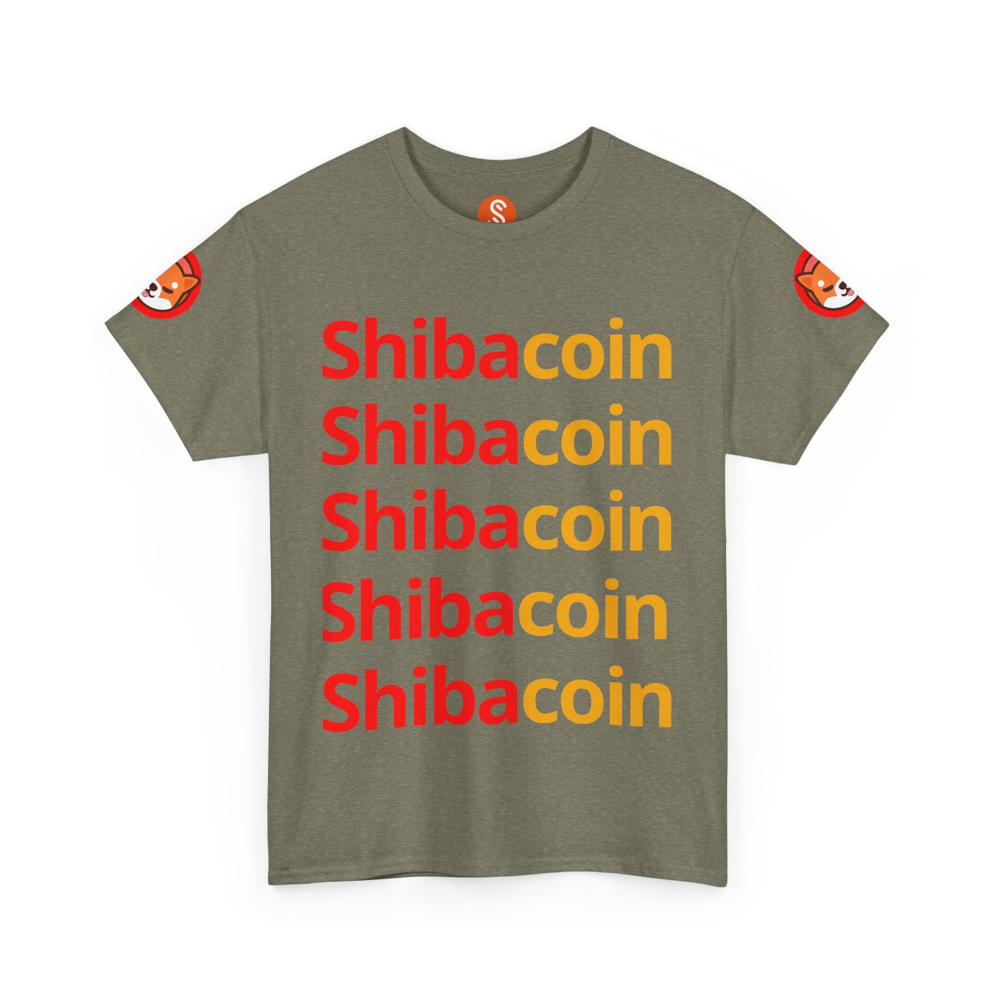 Official SHIC Unisex Heavy Cotton Tee | Crypto Fan Shirt, Doge Coin Tee, Casual Wear, Gift for Crypto Enthusiasts, Unique T-Shirt