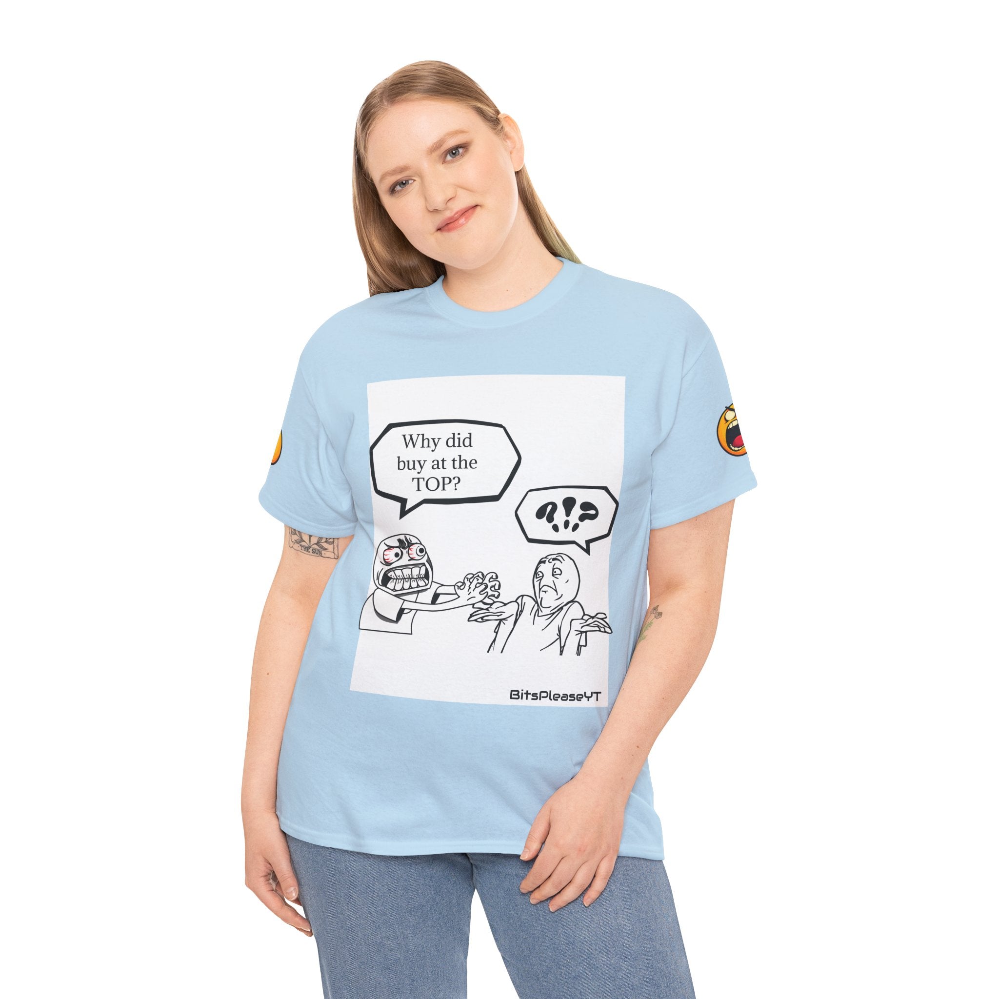 Meme T-Shirt Collection Created by Bits Please, Heavy Cotton Tee, Unisex