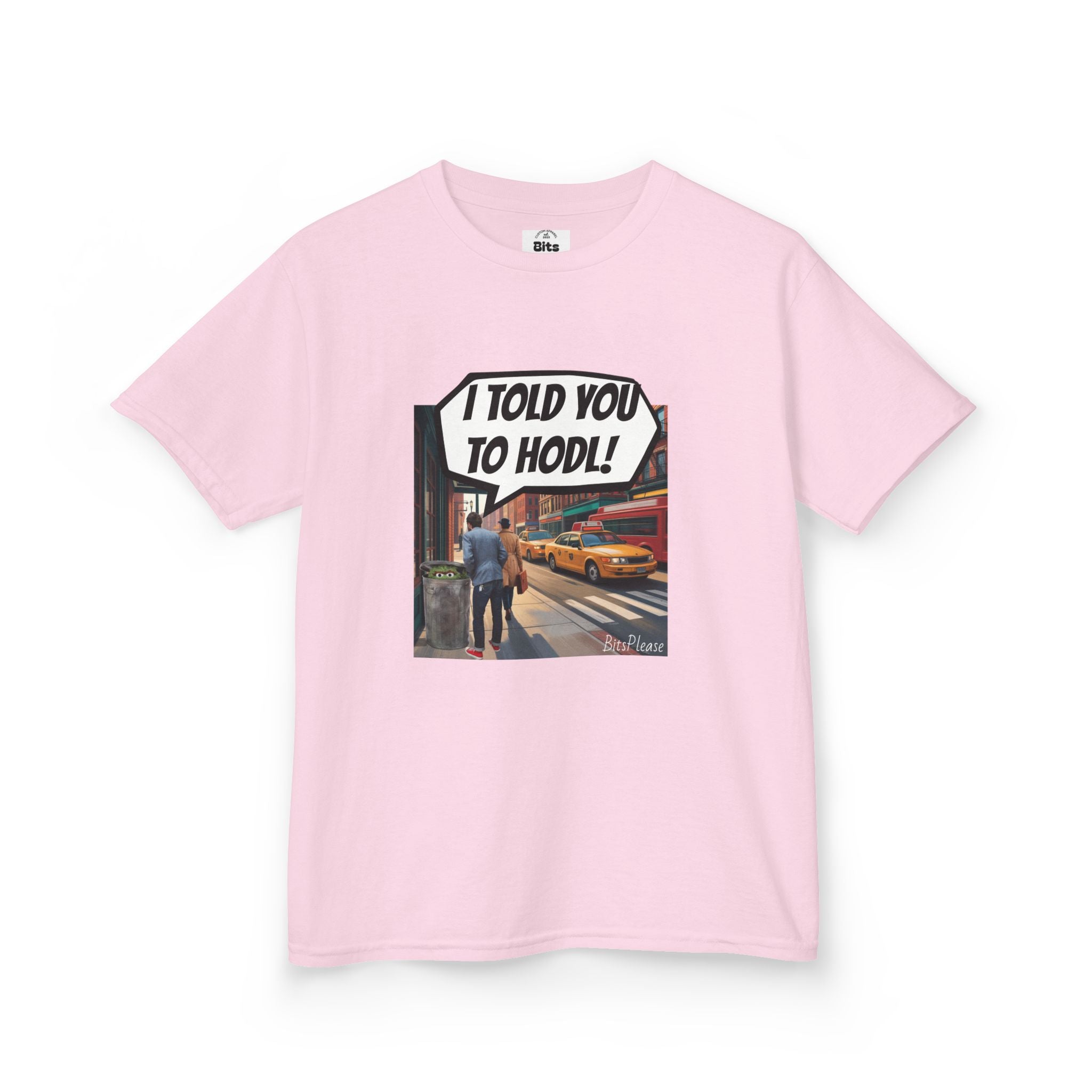 Bits Please Tee, Quirky T-Shirt for Crypto Children