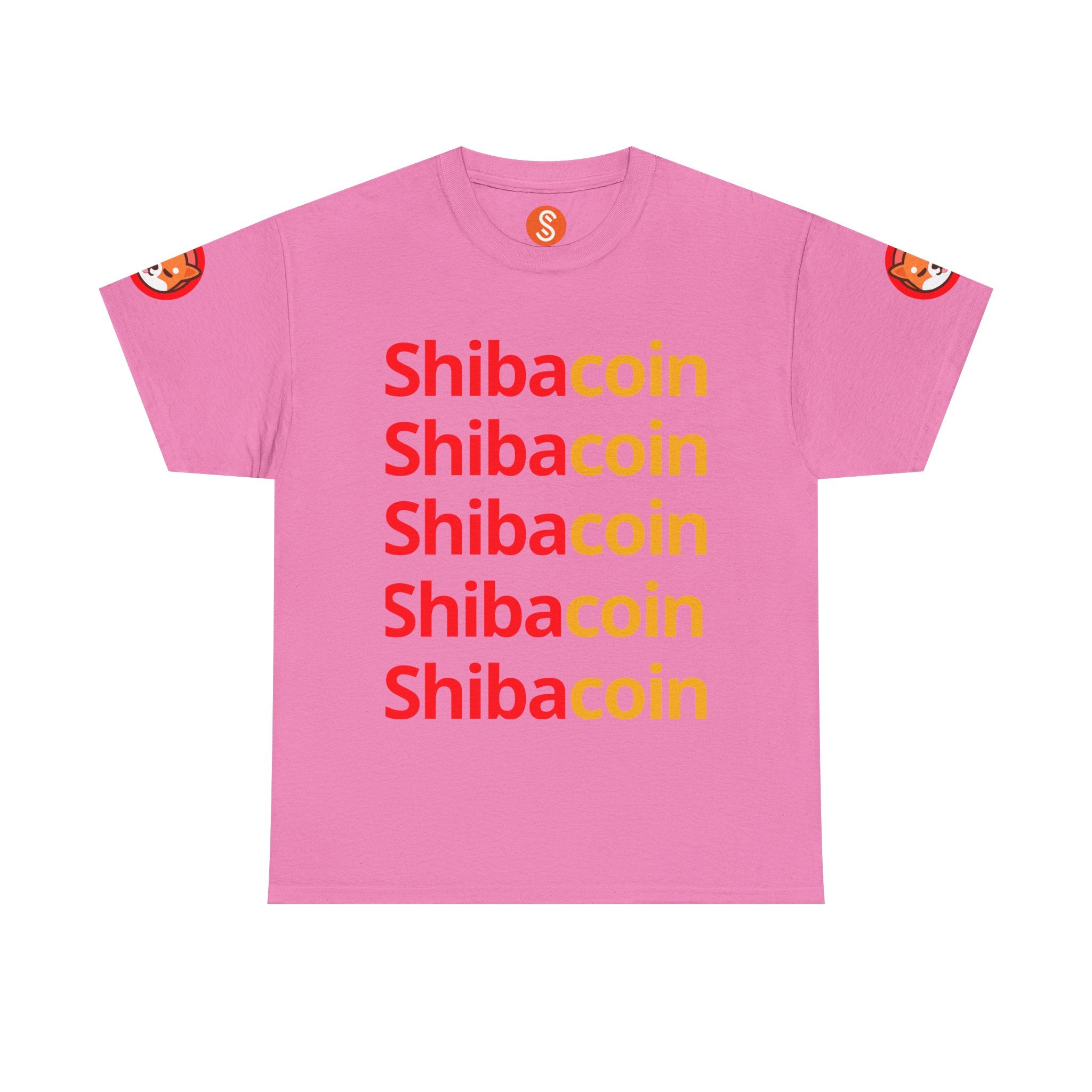Official SHIC Unisex Heavy Cotton Tee | Crypto Fan Shirt, Doge Coin Tee, Casual Wear, Gift for Crypto Enthusiasts, Unique T-Shirt