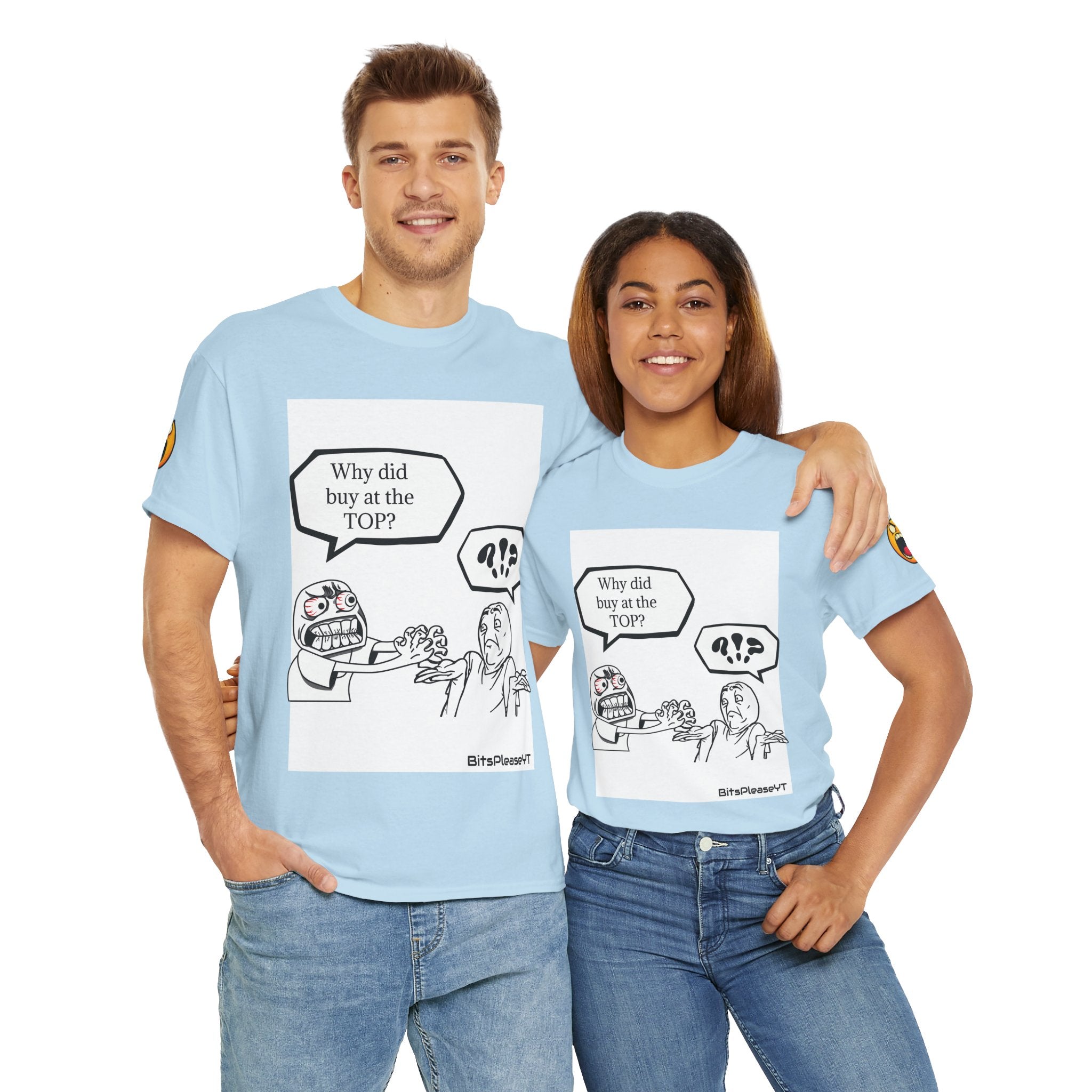 Meme T-Shirt Collection Created by Bits Please, Heavy Cotton Tee, Unisex