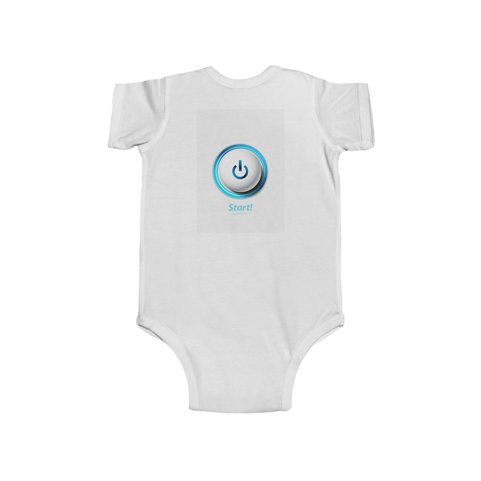 Playful Future-Ready Infant Crypto Mining Bodysuit