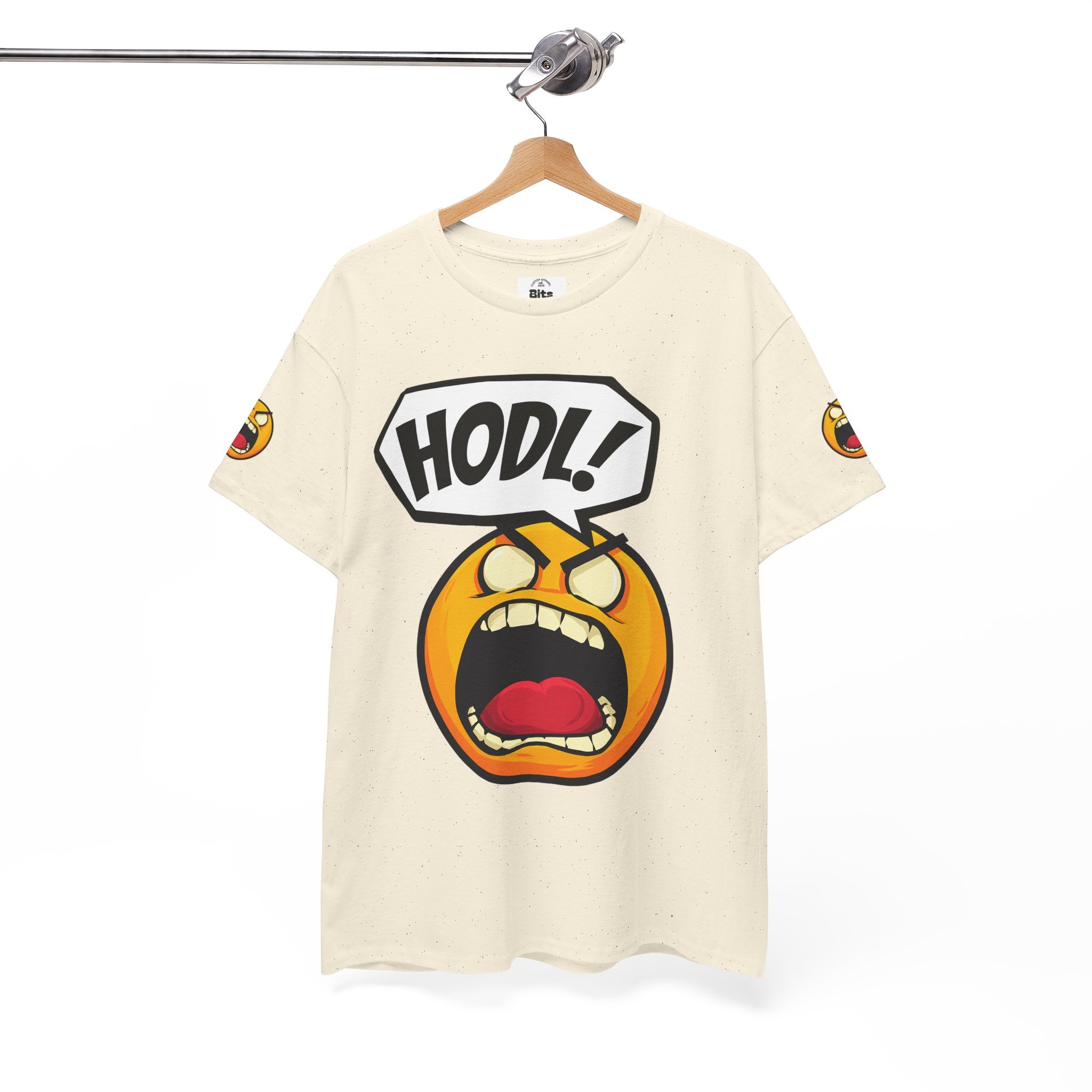 Bits Please HODL Collection, Heavy Cotton Tee, Unisex