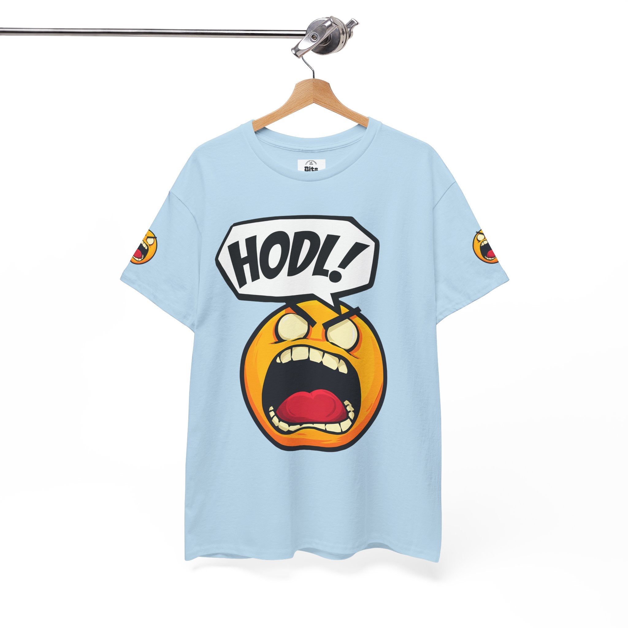 Bits Please HODL Collection, Heavy Cotton Tee, Unisex