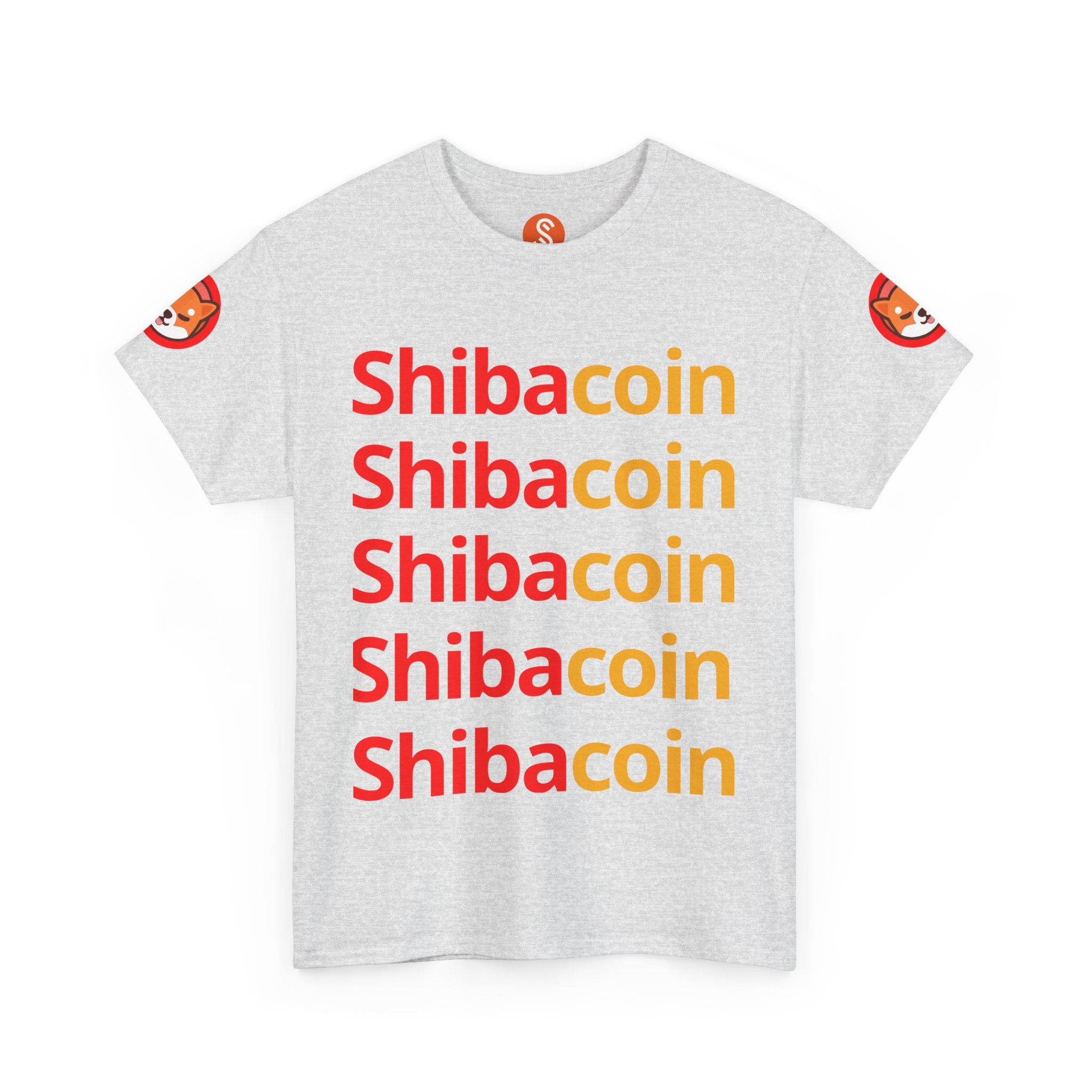 Official SHIC Unisex Heavy Cotton Tee | Crypto Fan Shirt, Doge Coin Tee, Casual Wear, Gift for Crypto Enthusiasts, Unique T-Shirt