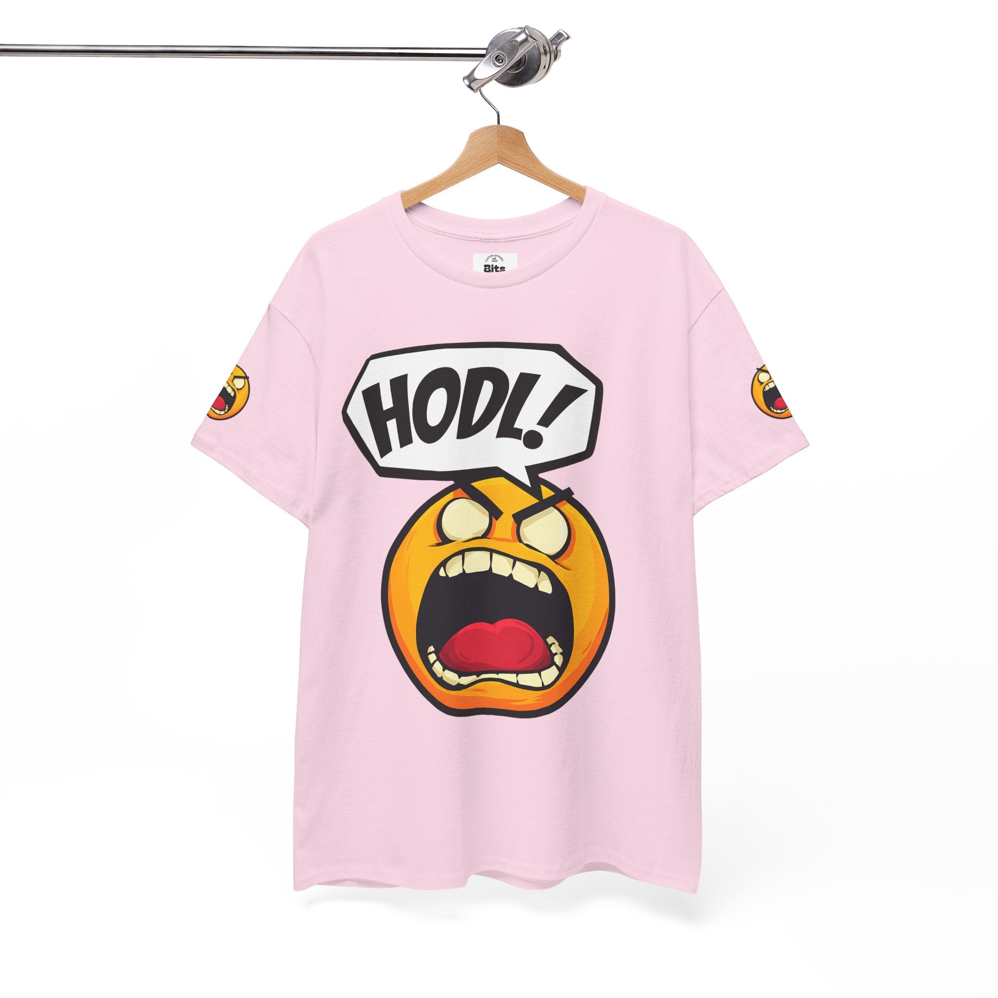 Bits Please HODL Collection, Heavy Cotton Tee, Unisex