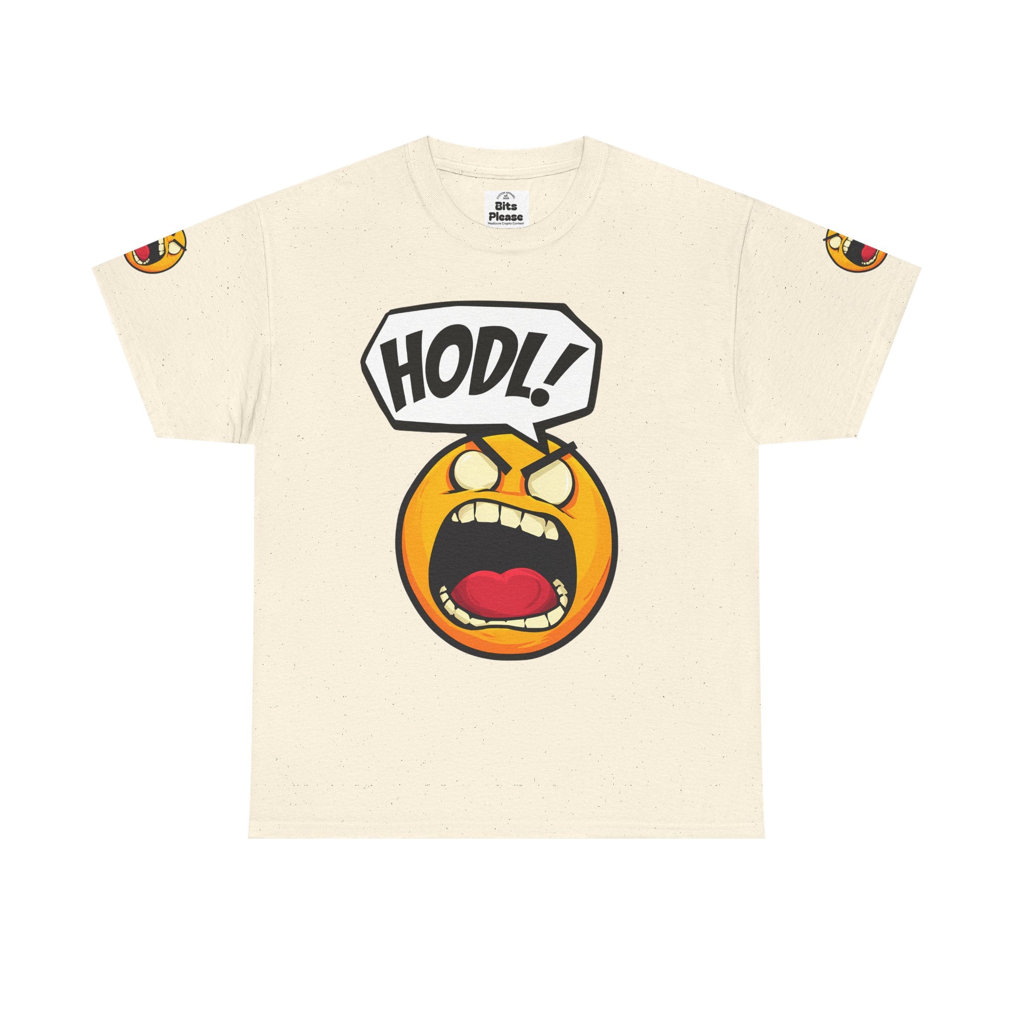 Bits Please HODL Collection, Heavy Cotton Tee, Unisex