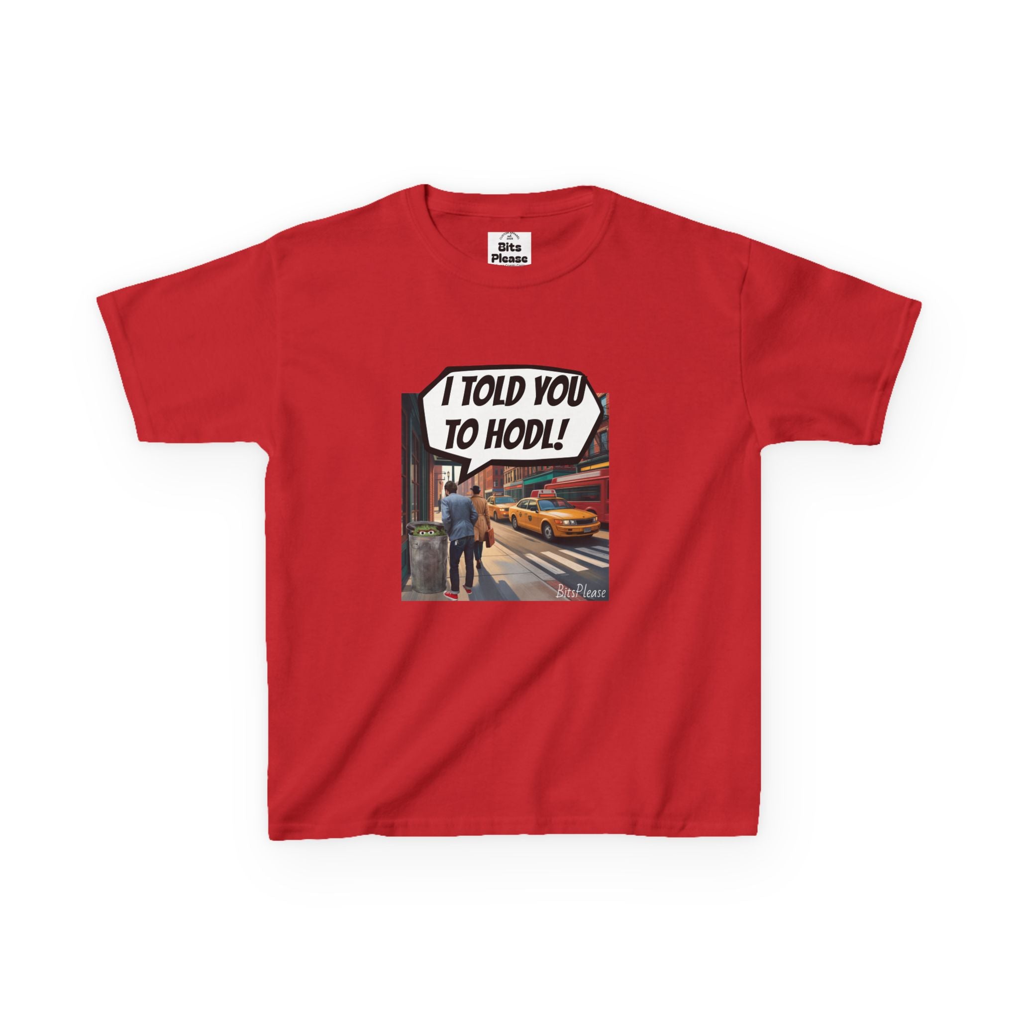 Bits Please Tee, Quirky T-Shirt for Crypto Children