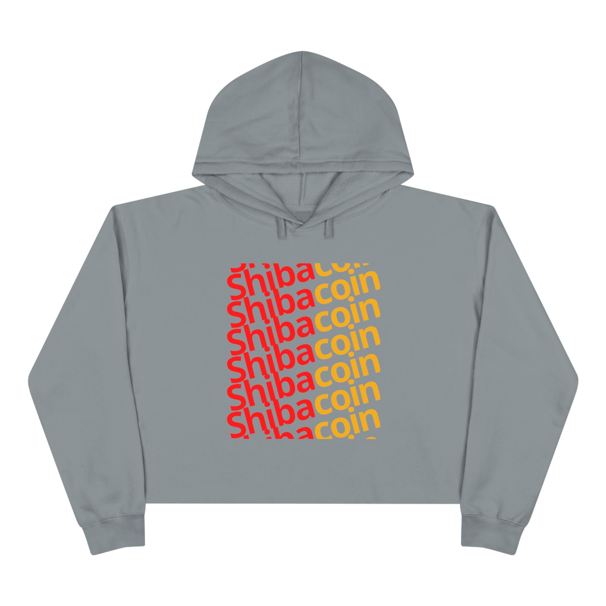 Official SHIC Crop Hoodie with SHIC Design, Trendy Sweatshirt for Crypto Lovers, Dog Lovers Gift, Perfect for Casual Days, Festival Wear