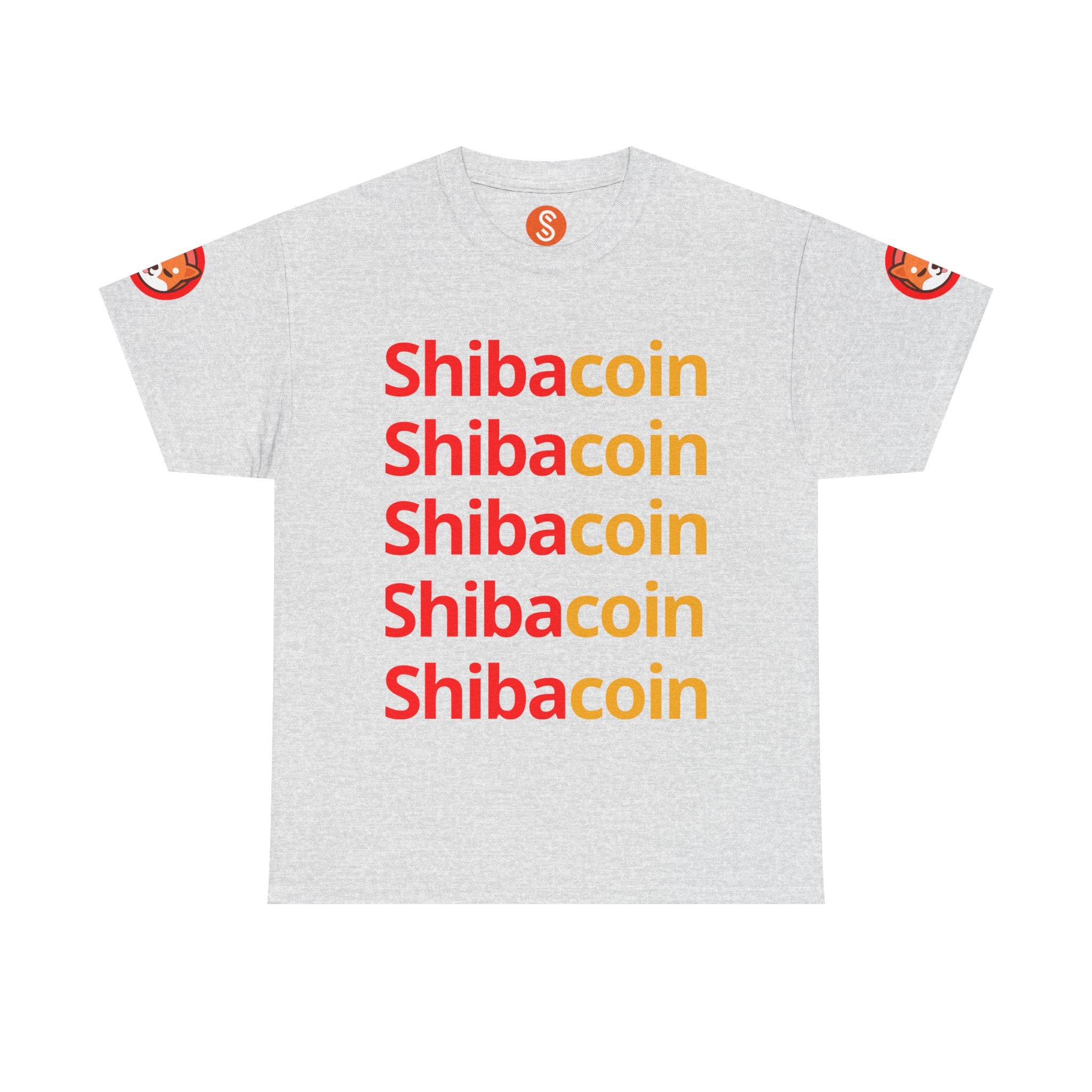 Official SHIC Unisex Heavy Cotton Tee | Crypto Fan Shirt, Doge Coin Tee, Casual Wear, Gift for Crypto Enthusiasts, Unique T-Shirt