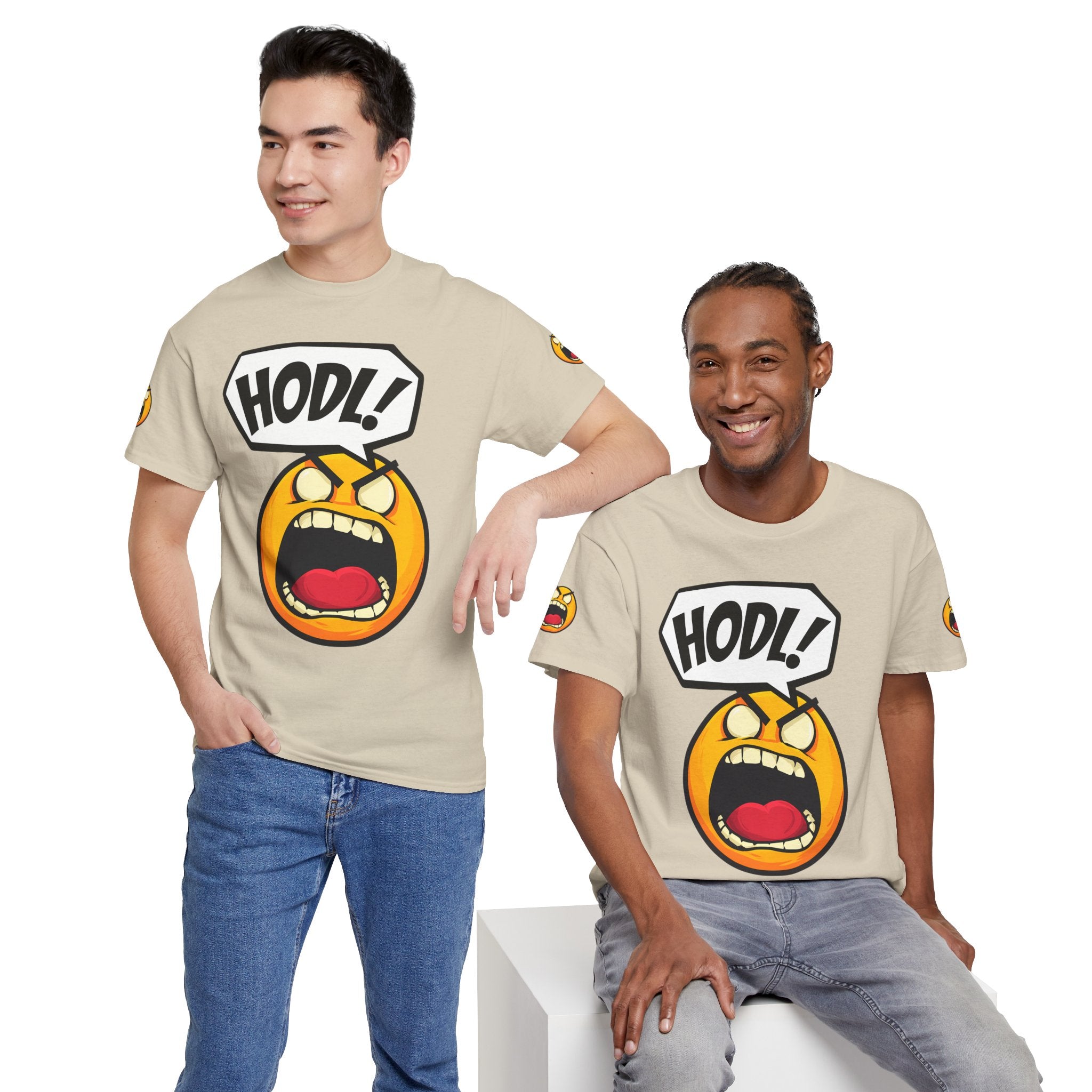 Bits Please HODL Collection, Heavy Cotton Tee, Unisex