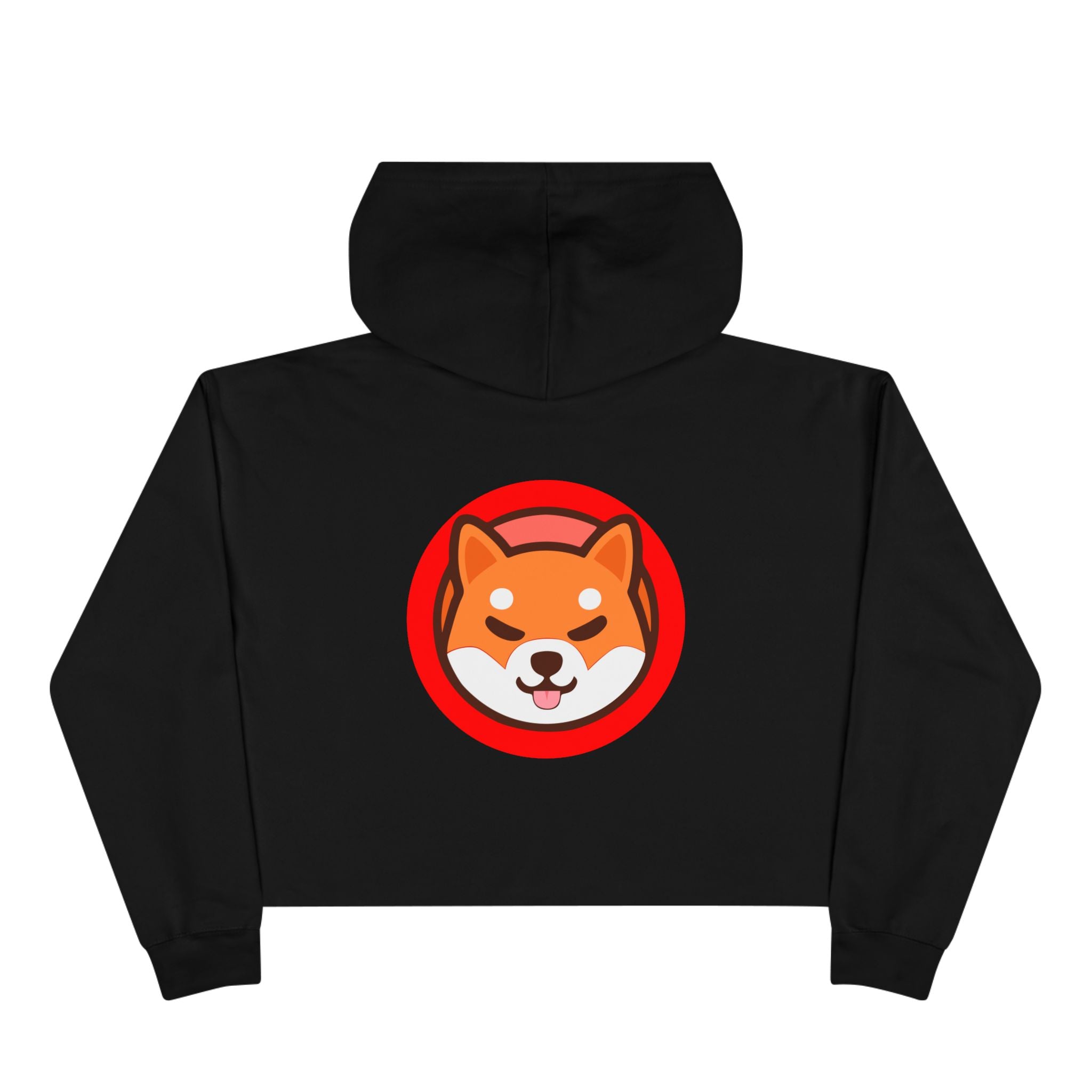 Official SHIC Crop Hoodie with SHIC Design, Trendy Sweatshirt for Crypto Lovers, Dog Lovers Gift, Perfect for Casual Days, Festival Wear