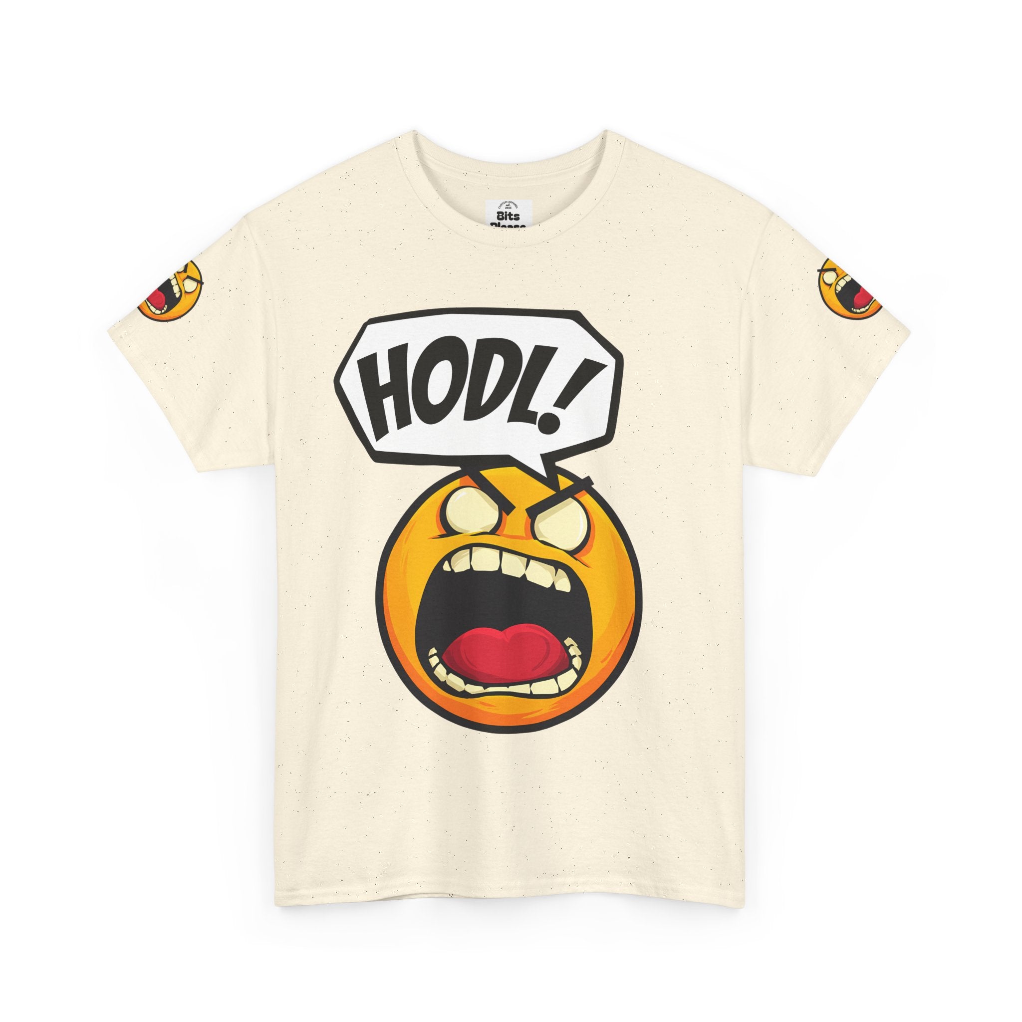 Bits Please HODL Collection, Heavy Cotton Tee, Unisex
