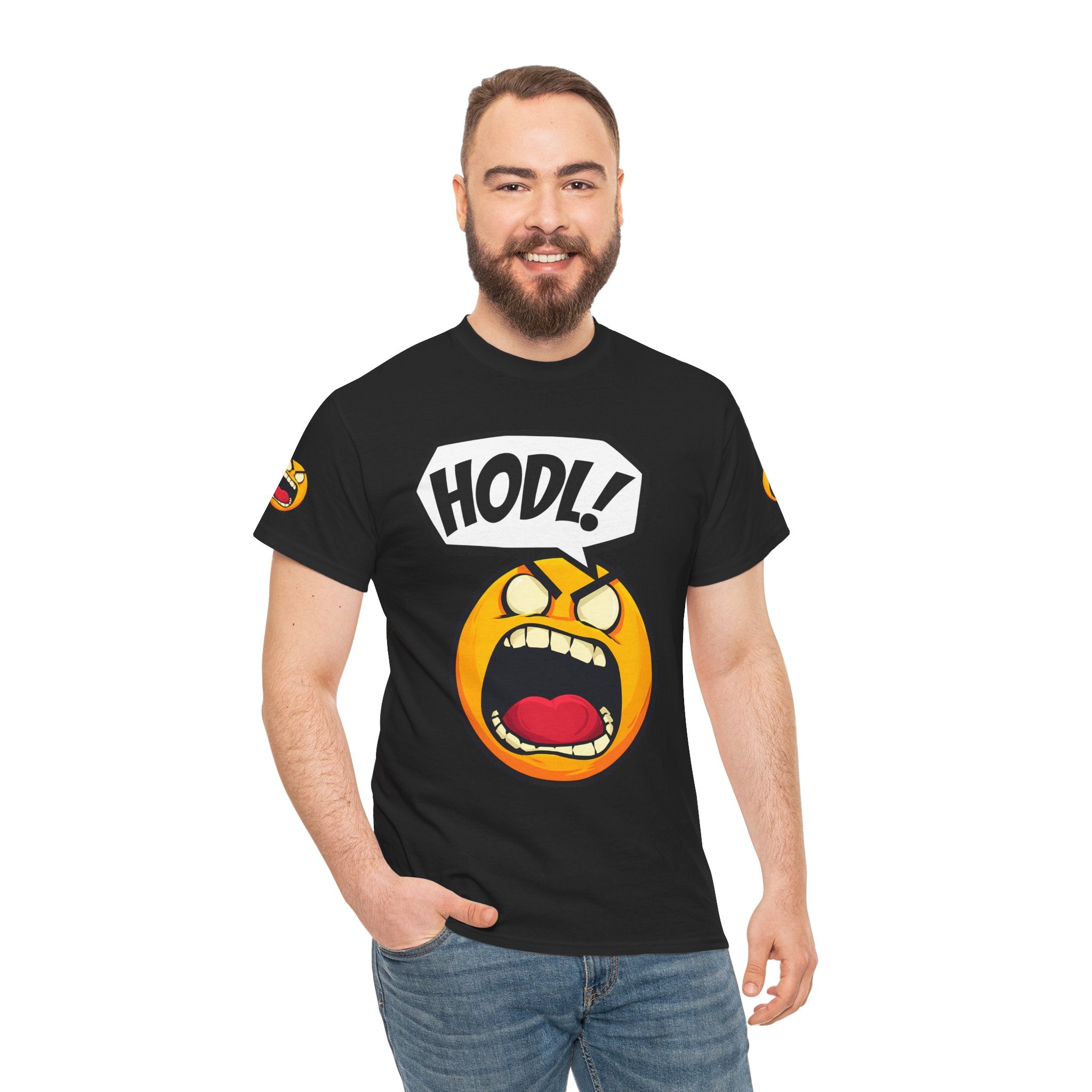 Bits Please HODL Collection, Heavy Cotton Tee, Unisex