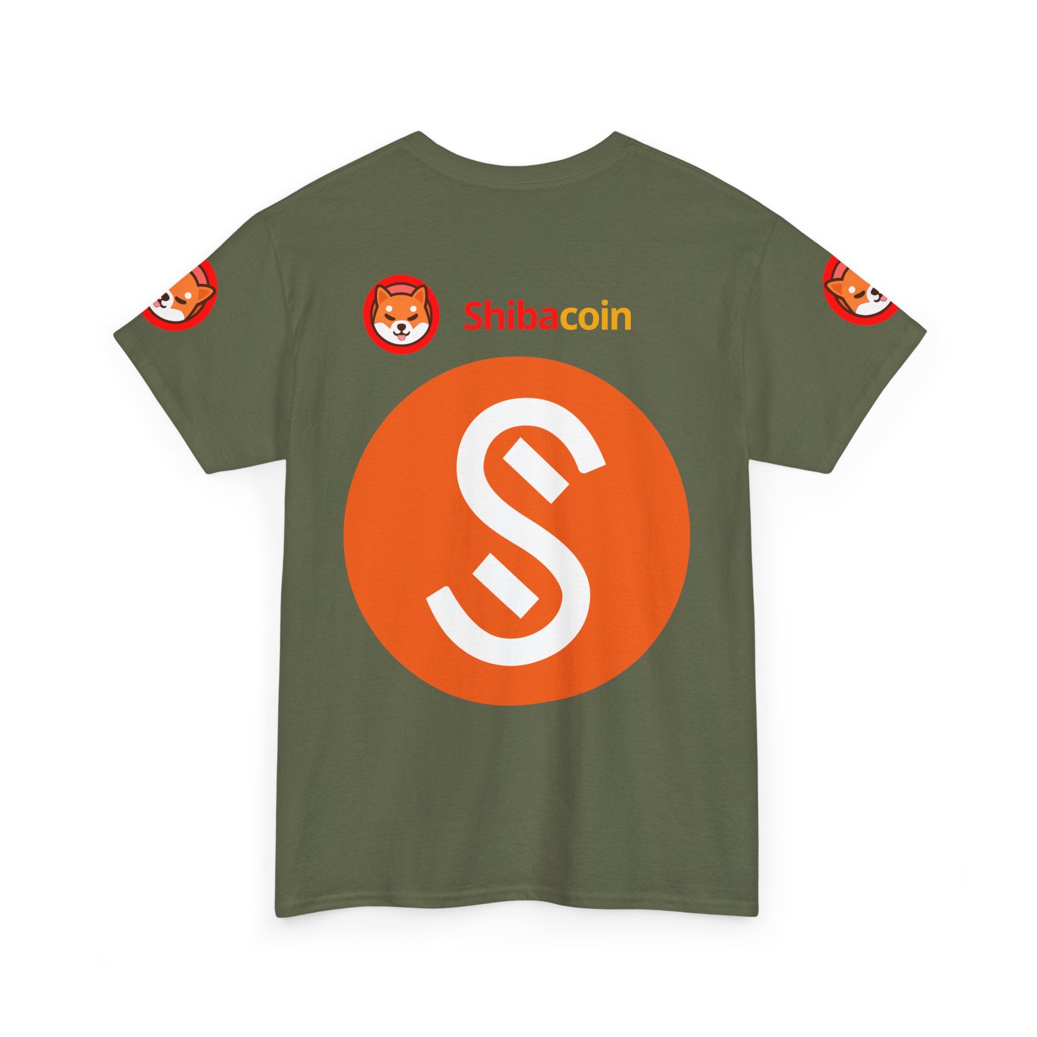 Official SHIC Unisex Heavy Cotton Tee | Crypto Fan Shirt, Doge Coin Tee, Casual Wear, Gift for Crypto Enthusiasts, Unique T-Shirt