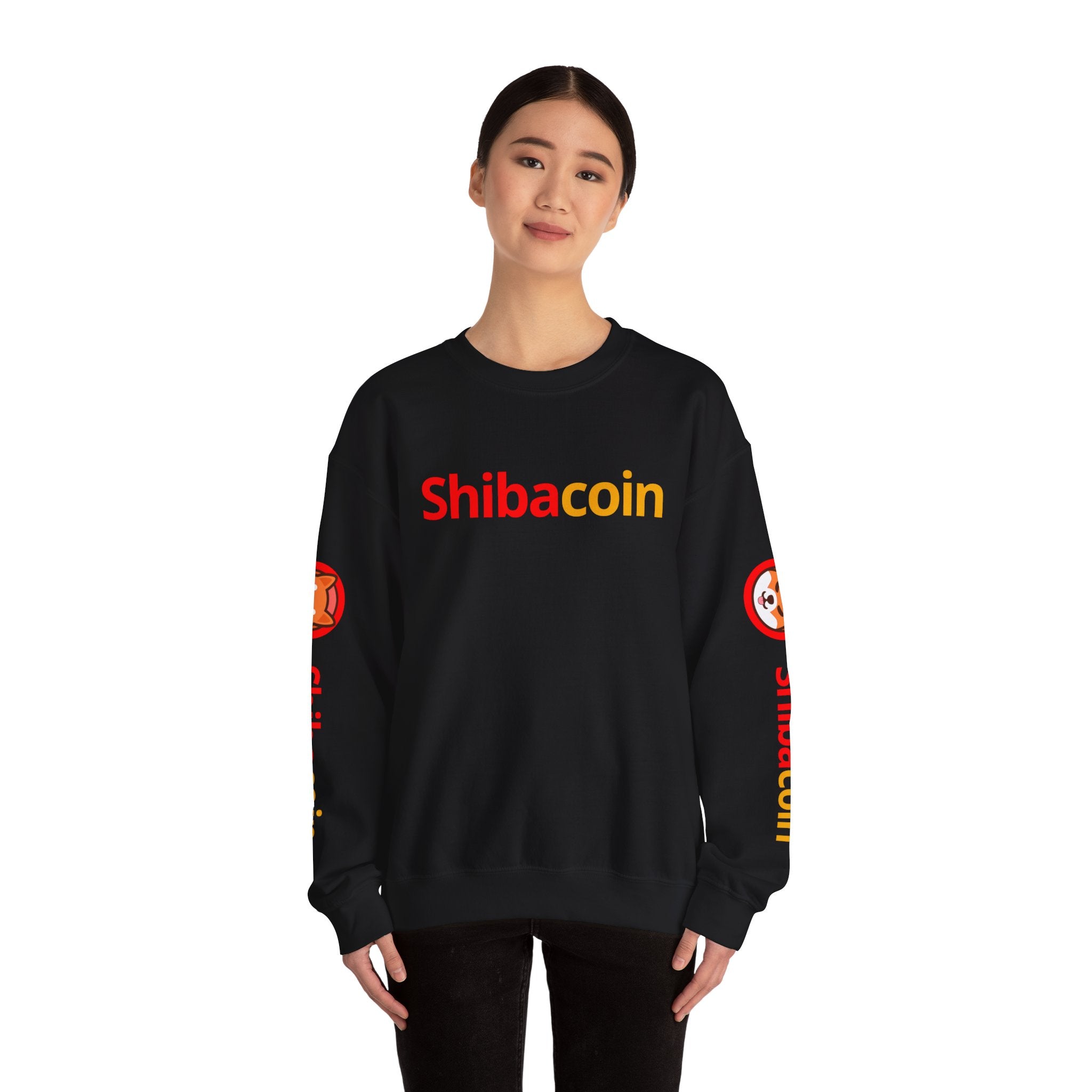 Shibacoin Sweatshirt, Unisex Crewneck, Cozy Gift, Trendy Fashion, Dog Lover Gift, Perfect for Holidays