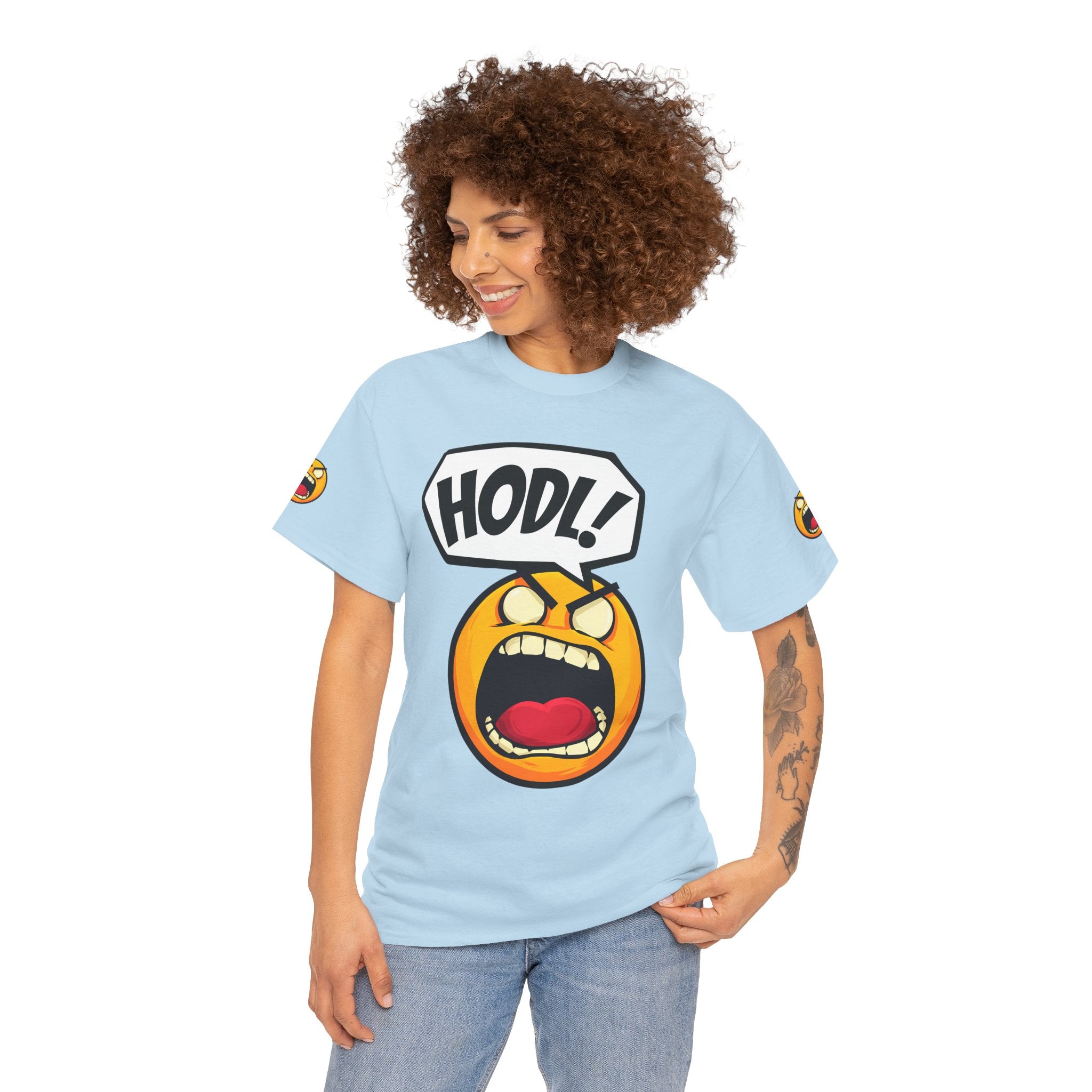 Bits Please HODL Collection, Heavy Cotton Tee, Unisex