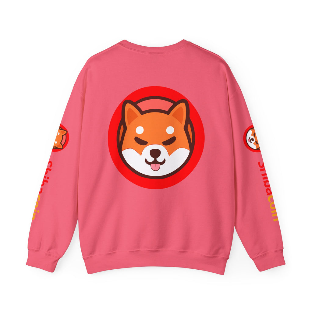 Shibacoin Sweatshirt, Unisex Crewneck, Cozy Gift, Trendy Fashion, Dog Lover Gift, Perfect for Holidays