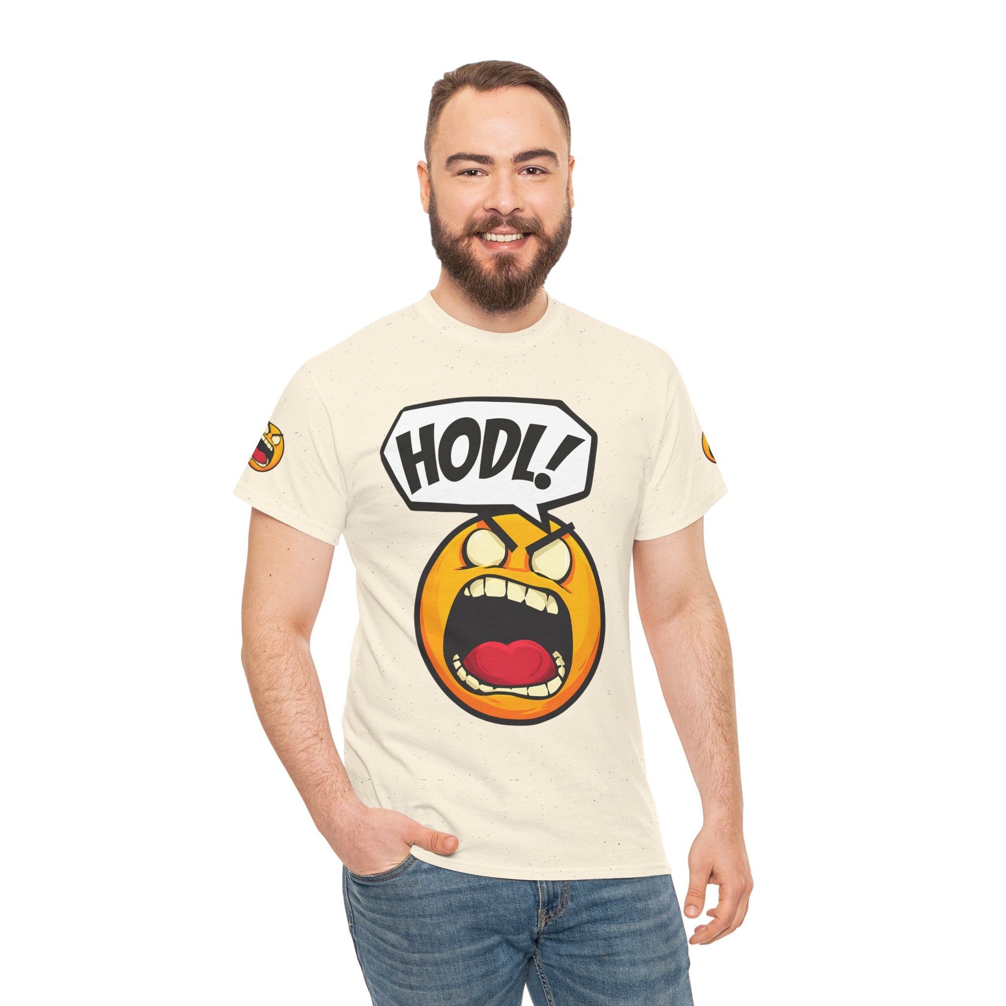 Bits Please HODL Collection, Heavy Cotton Tee, Unisex