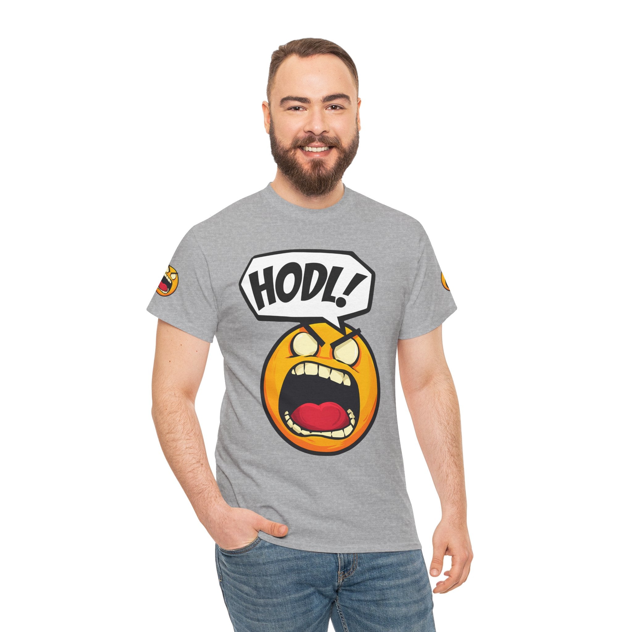 Bits Please HODL Collection, Heavy Cotton Tee, Unisex