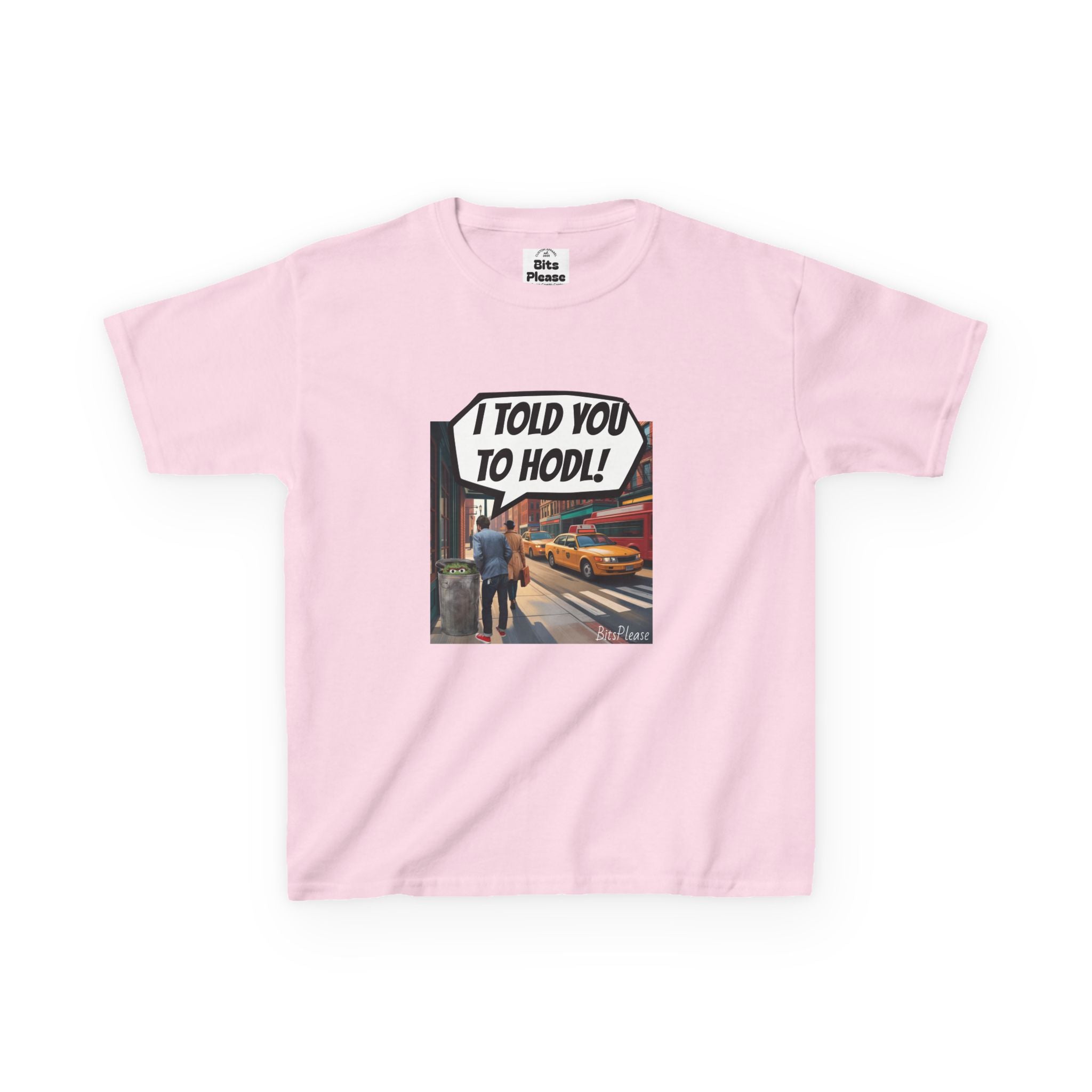 Bits Please Tee, Quirky T-Shirt for Crypto Children