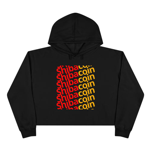 Official SHIC Crop Hoodie with SHIC Design, Trendy Sweatshirt for Crypto Lovers, Dog Lovers Gift, Perfect for Casual Days, Festival Wear