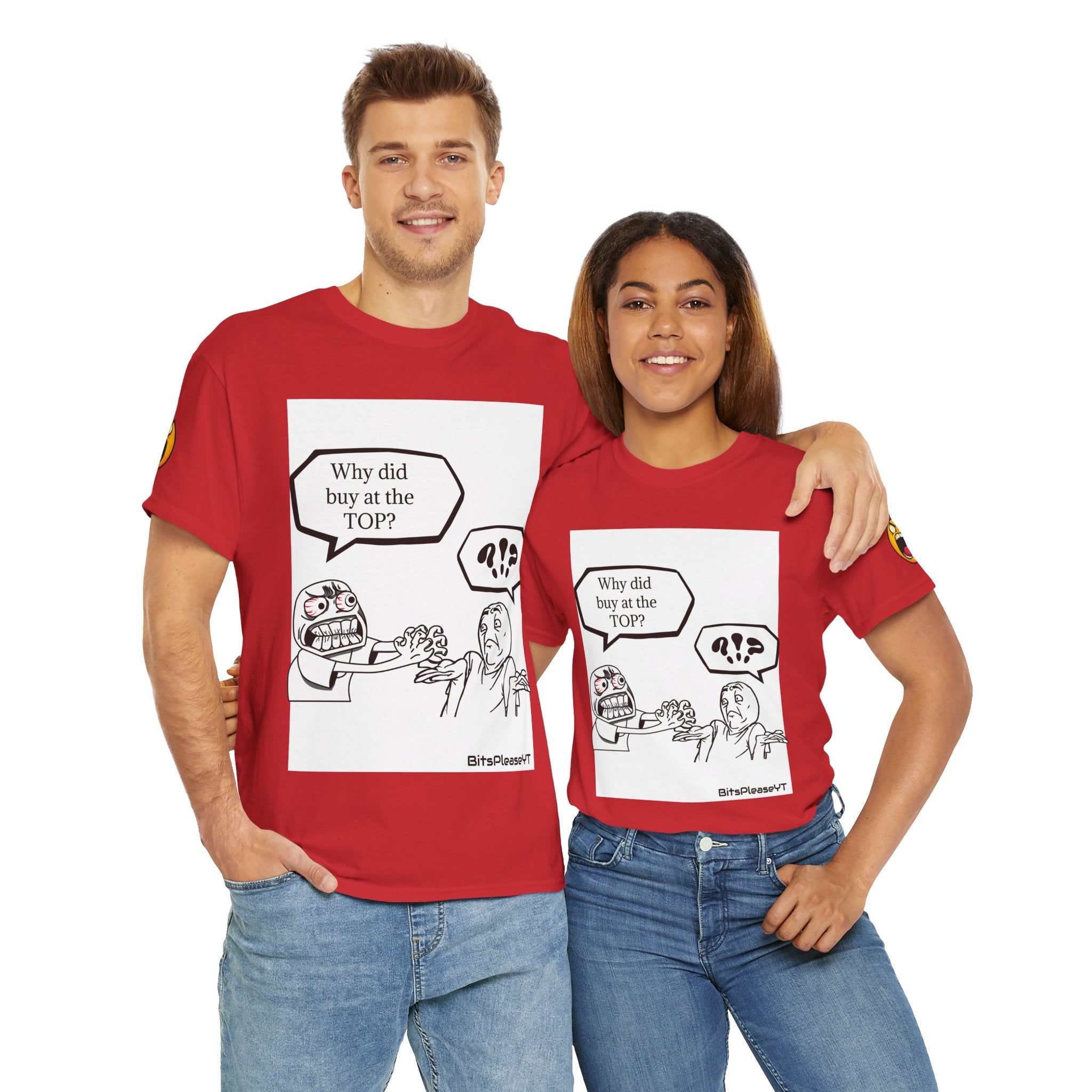 Meme T-Shirt Collection Created by Bits Please, Heavy Cotton Tee, Unisex