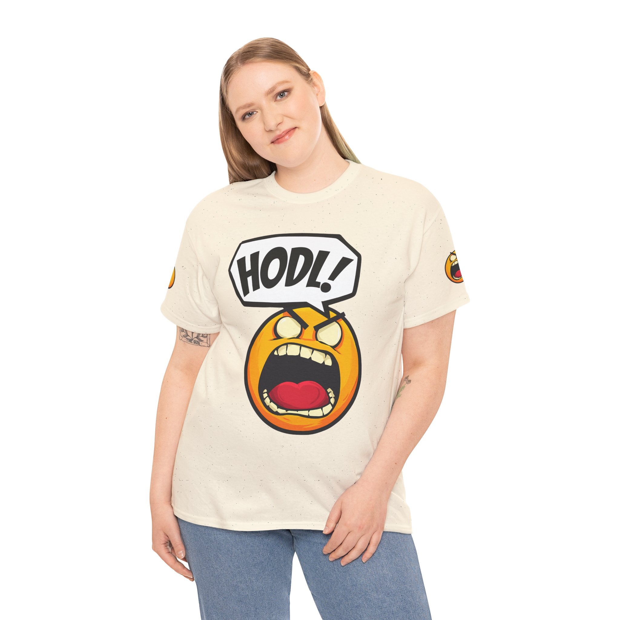 Bits Please HODL Collection, Heavy Cotton Tee, Unisex