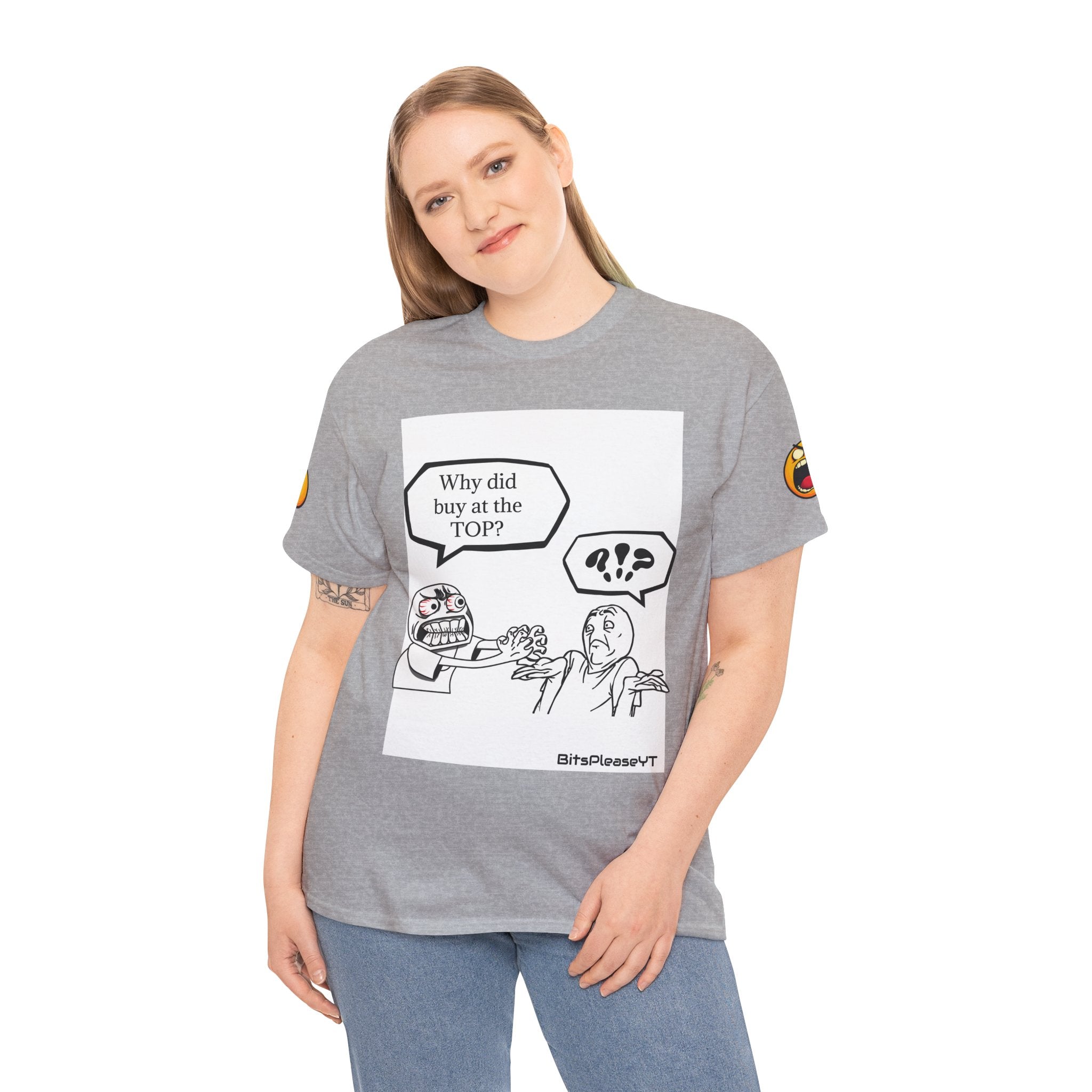 Meme T-Shirt Collection Created by Bits Please, Heavy Cotton Tee, Unisex