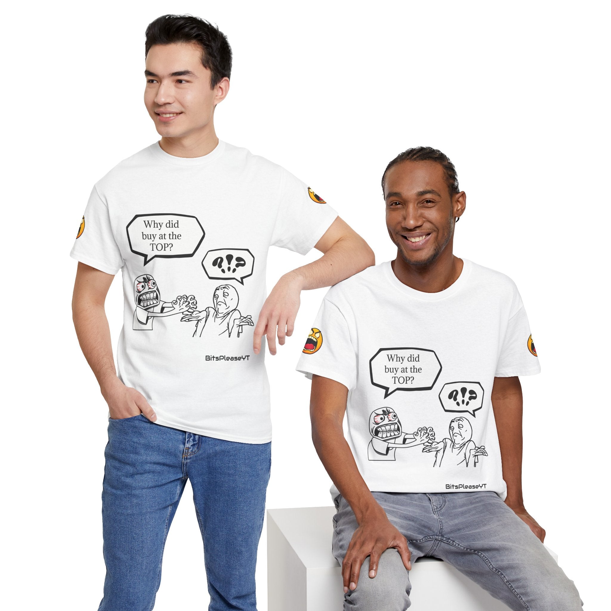 Meme T-Shirt Collection Created by Bits Please, Heavy Cotton Tee, Unisex