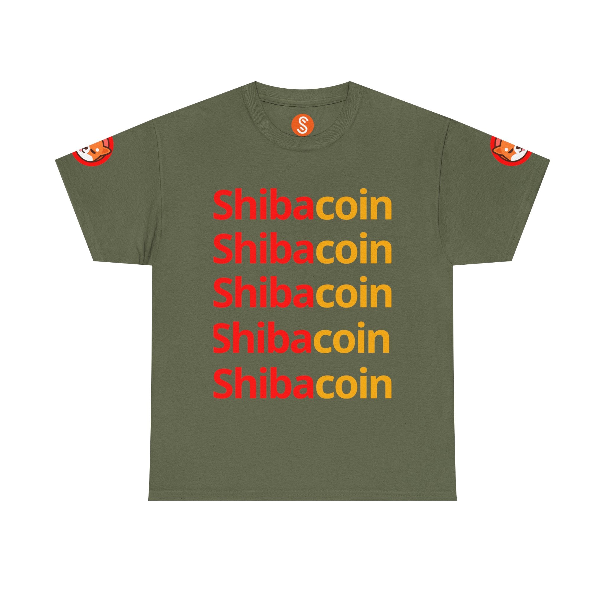 Official SHIC Unisex Heavy Cotton Tee | Crypto Fan Shirt, Doge Coin Tee, Casual Wear, Gift for Crypto Enthusiasts, Unique T-Shirt