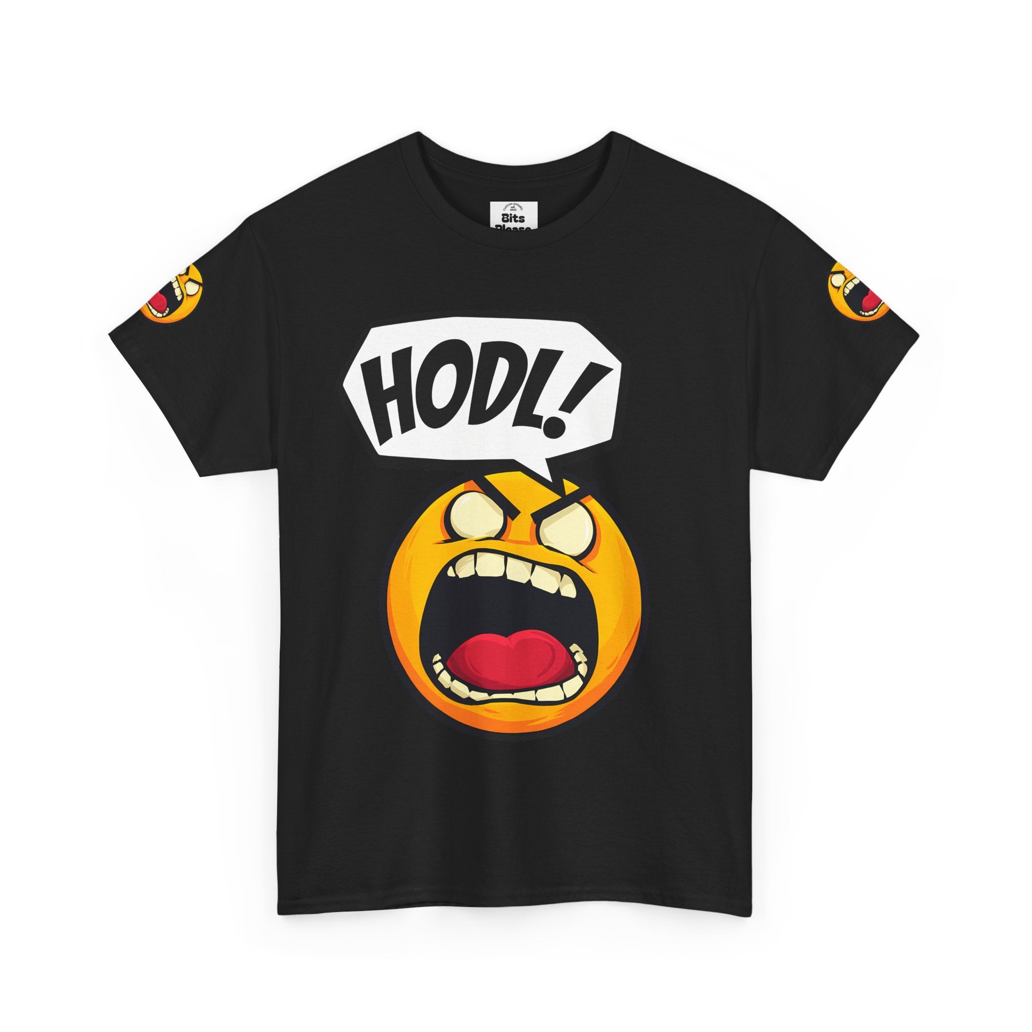 Bits Please HODL Collection, Heavy Cotton Tee, Unisex