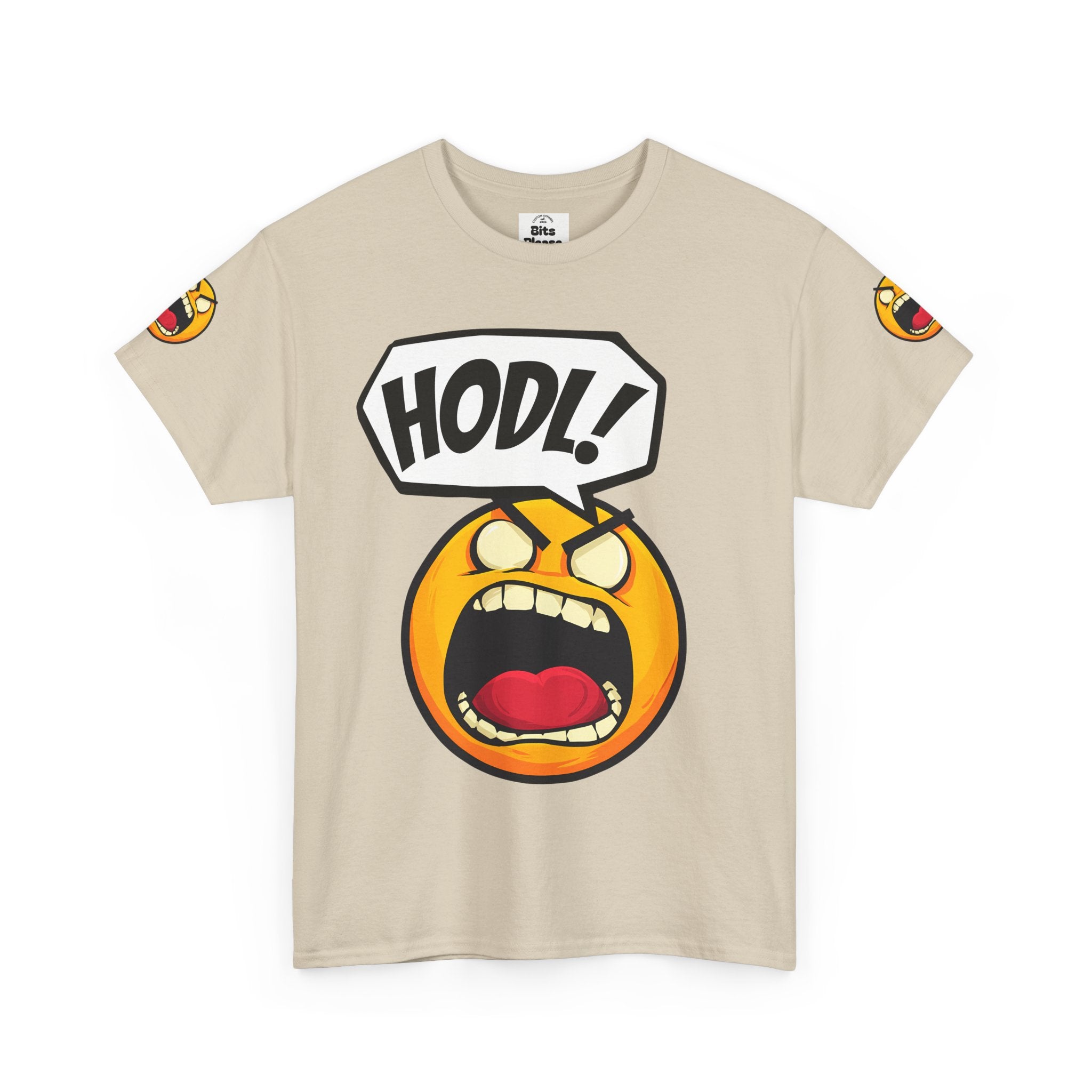 Bits Please HODL Collection, Heavy Cotton Tee, Unisex