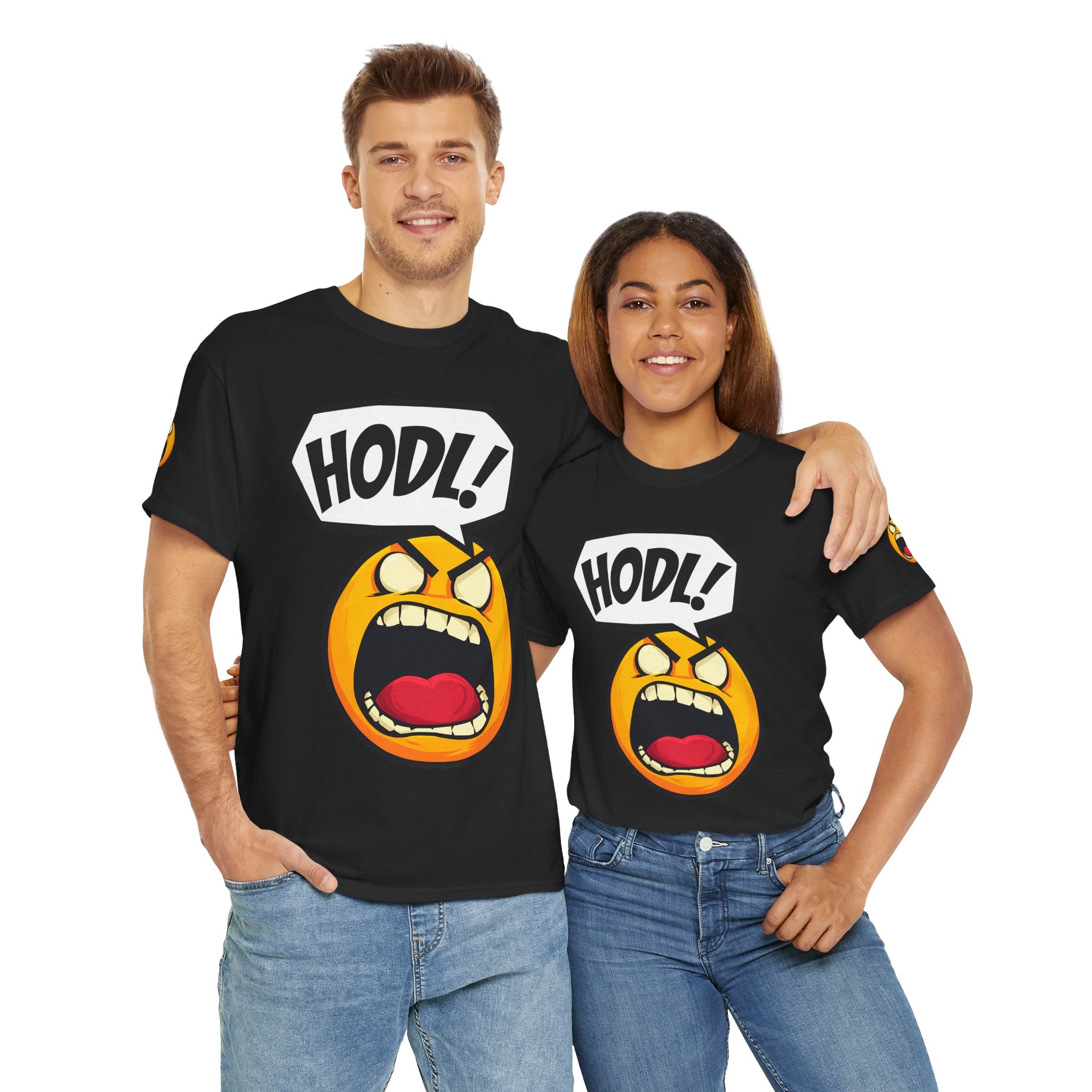 Bits Please HODL Collection, Heavy Cotton Tee, Unisex