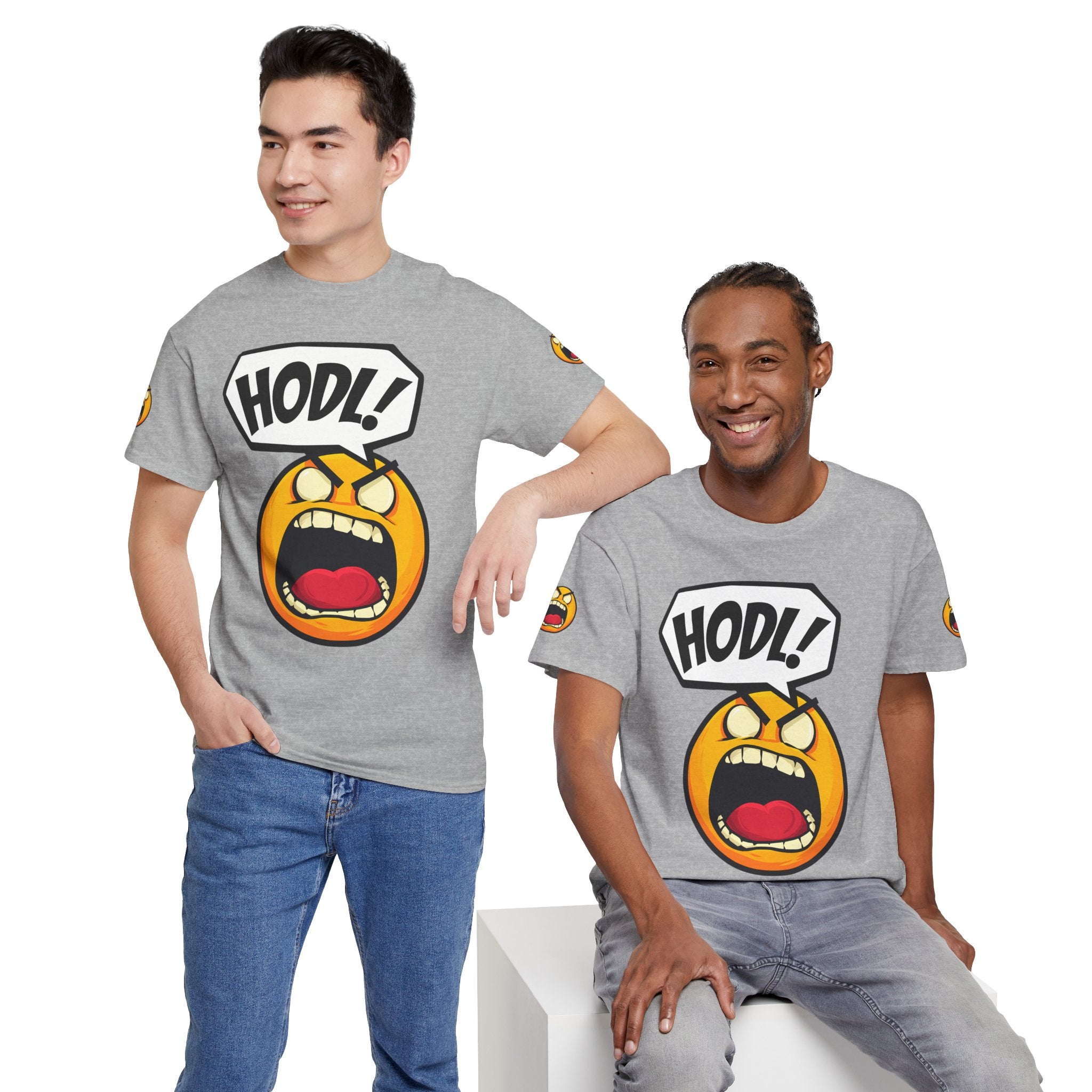 Bits Please HODL Collection, Heavy Cotton Tee, Unisex