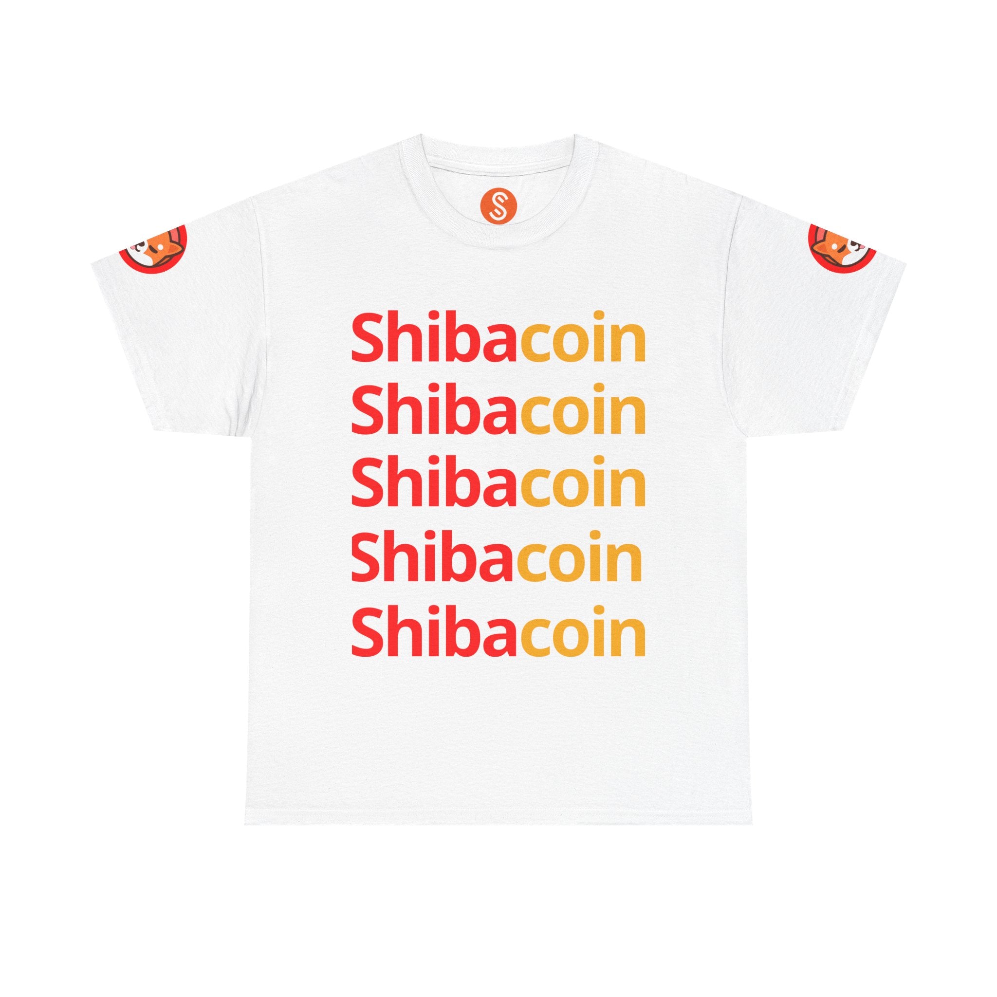 Official SHIC Unisex Heavy Cotton Tee | Crypto Fan Shirt, Doge Coin Tee, Casual Wear, Gift for Crypto Enthusiasts, Unique T-Shirt