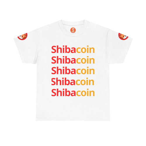 Official SHIC Unisex Heavy Cotton Tee | Crypto Fan Shirt, Doge Coin Tee, Casual Wear, Gift for Crypto Enthusiasts, Unique T-Shirt