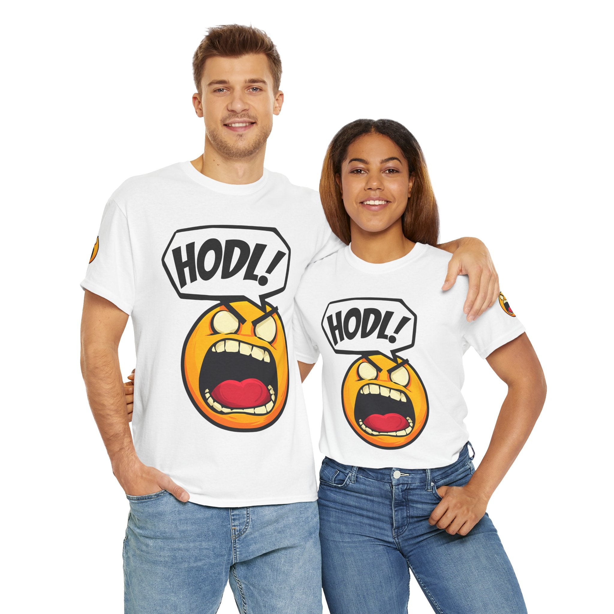 Bits Please HODL Collection, Heavy Cotton Tee, Unisex