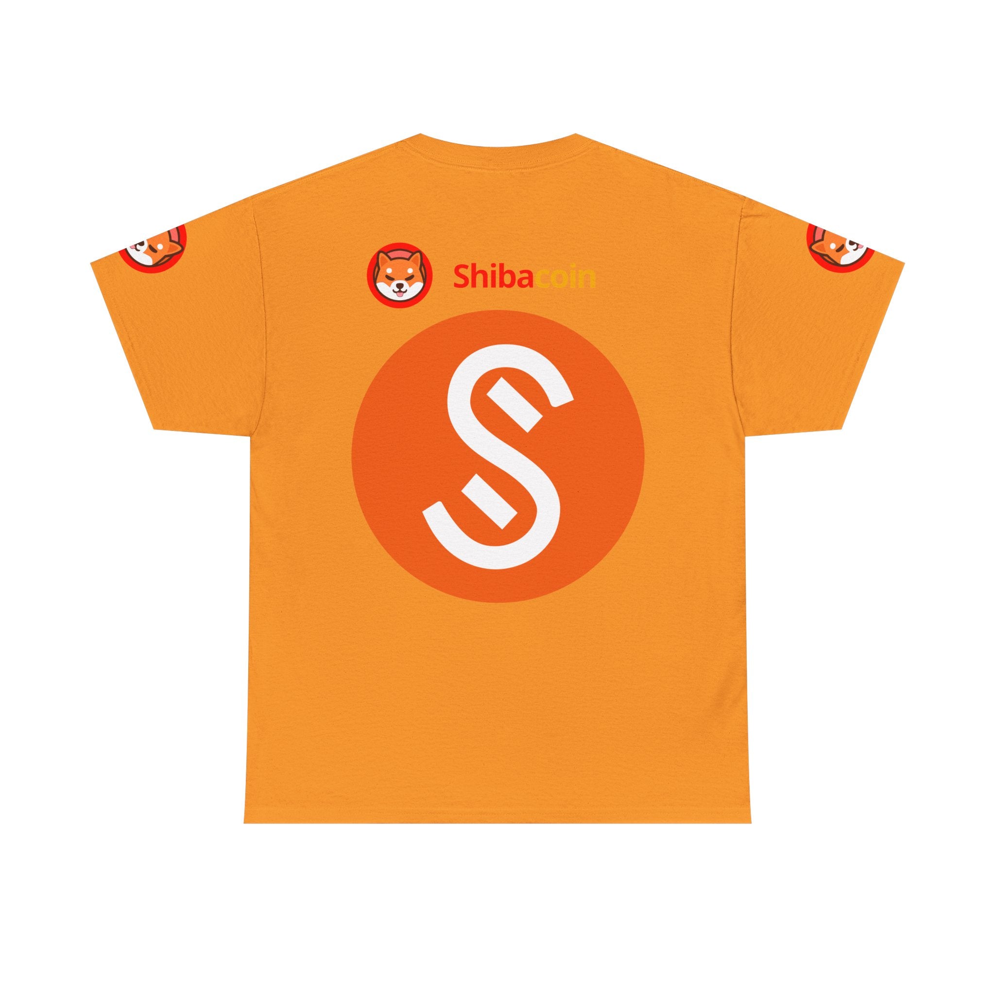Official SHIC Unisex Heavy Cotton Tee | Crypto Fan Shirt, Doge Coin Tee, Casual Wear, Gift for Crypto Enthusiasts, Unique T-Shirt