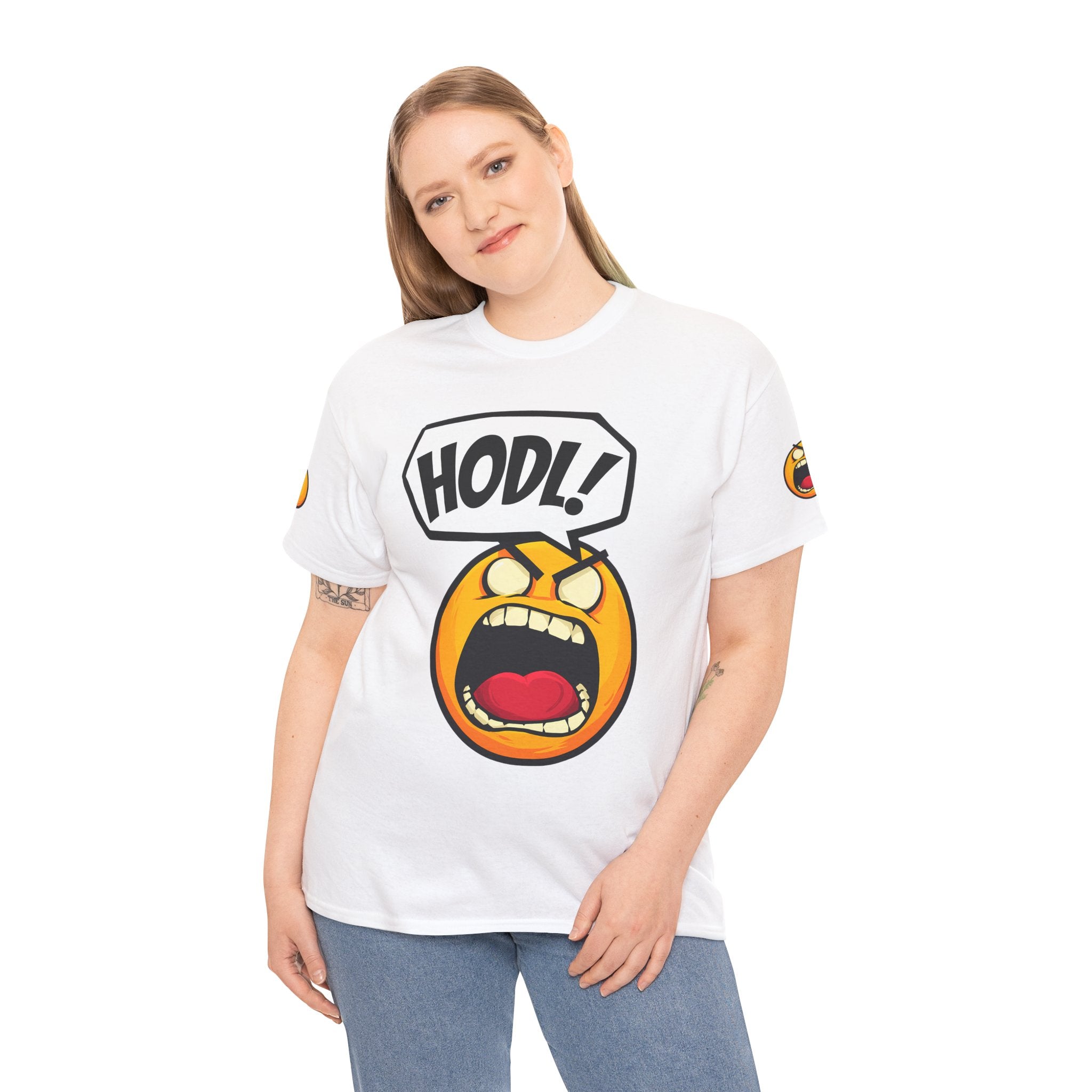 Bits Please HODL Collection, Heavy Cotton Tee, Unisex