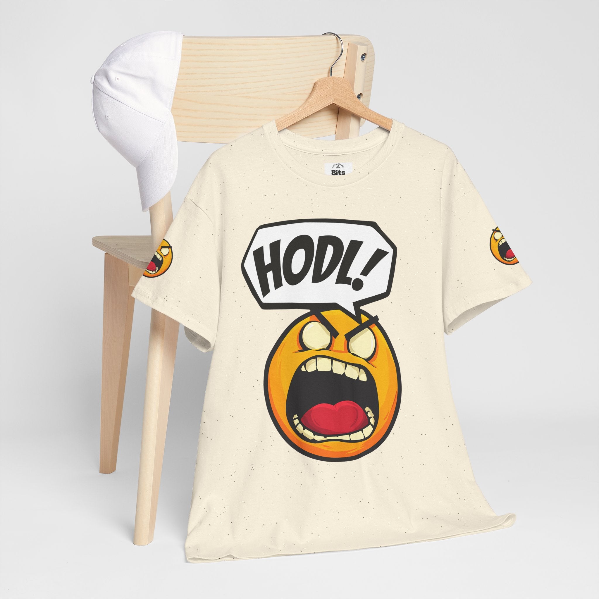 Bits Please HODL Collection, Heavy Cotton Tee, Unisex