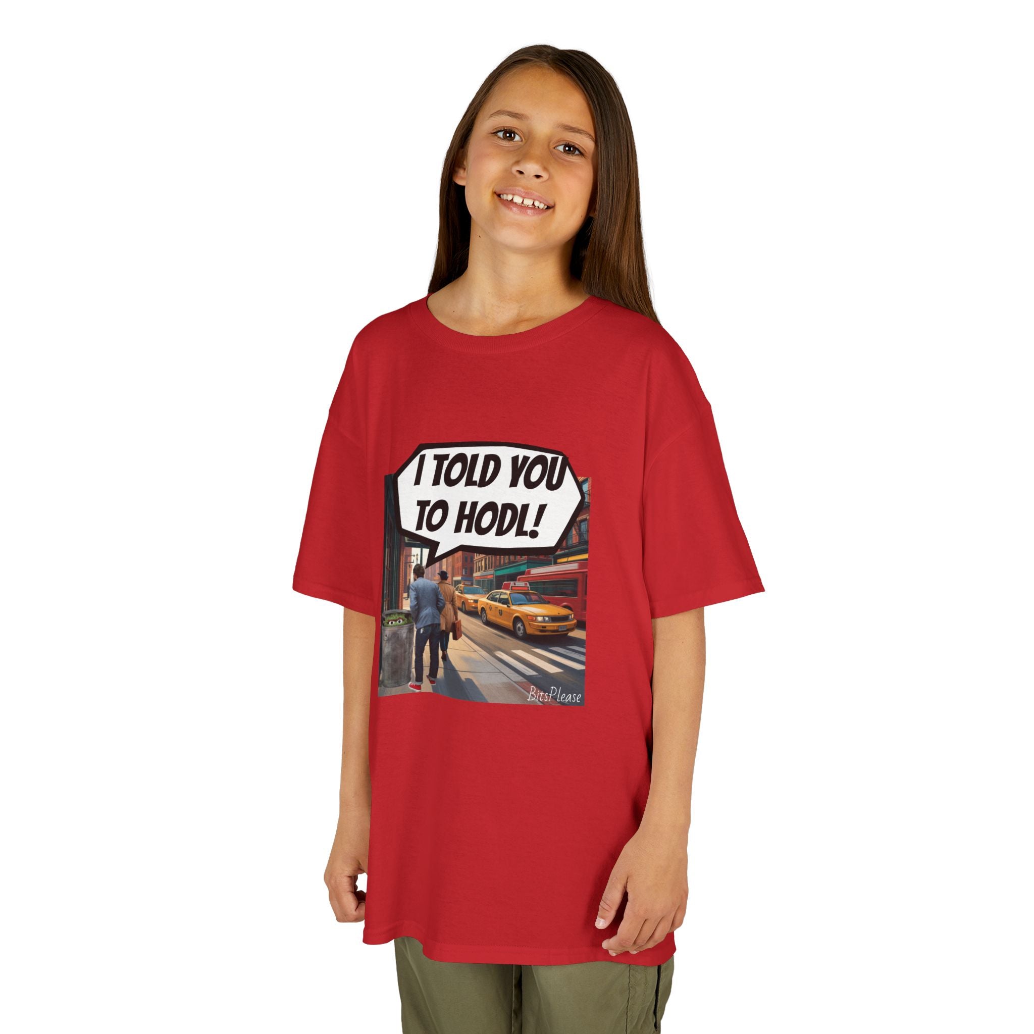 Bits Please Tee, Quirky T-Shirt for Crypto Children