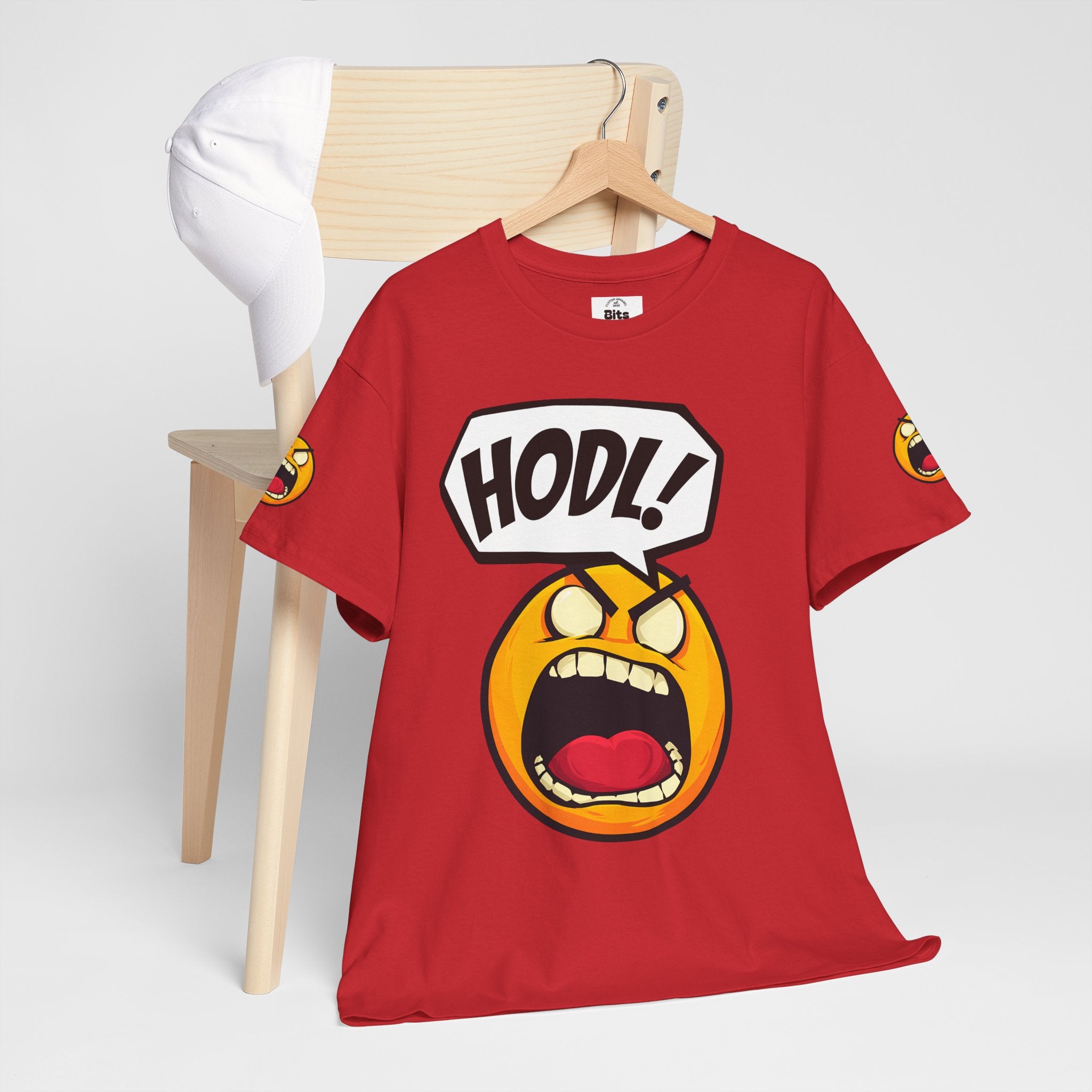 Bits Please HODL Collection, Heavy Cotton Tee, Unisex