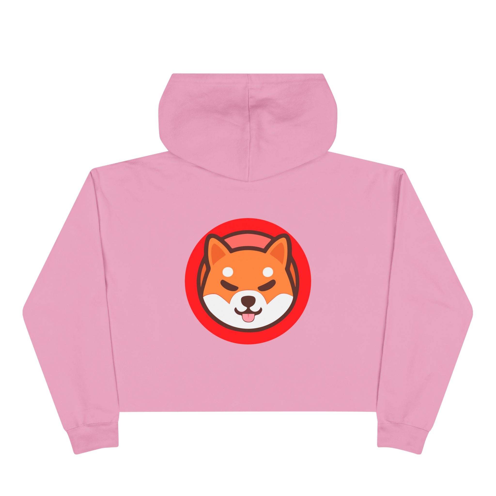 Official SHIC Crop Hoodie with SHIC Design, Trendy Sweatshirt for Crypto Lovers, Dog Lovers Gift, Perfect for Casual Days, Festival Wear