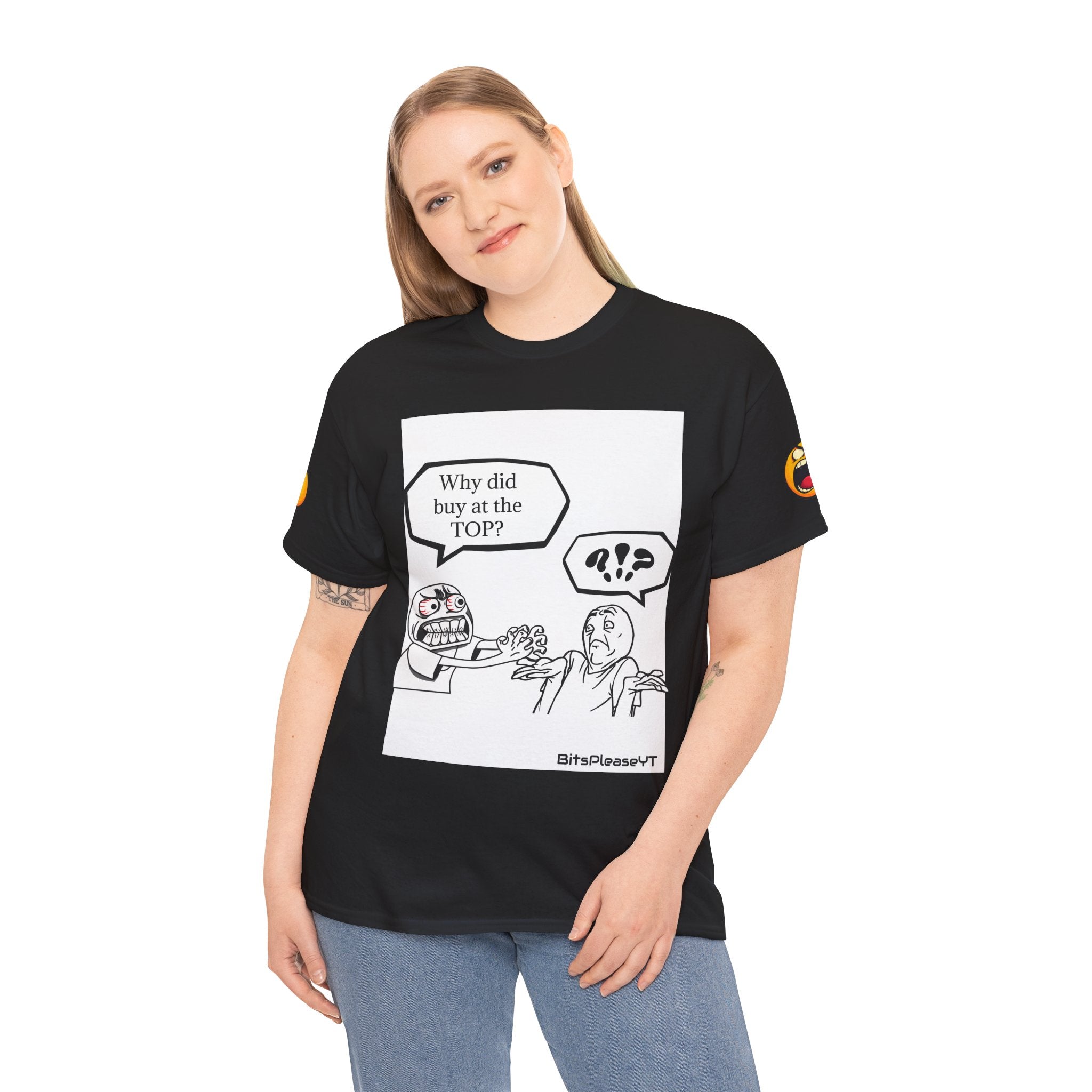 Meme T-Shirt Collection Created by Bits Please, Heavy Cotton Tee, Unisex