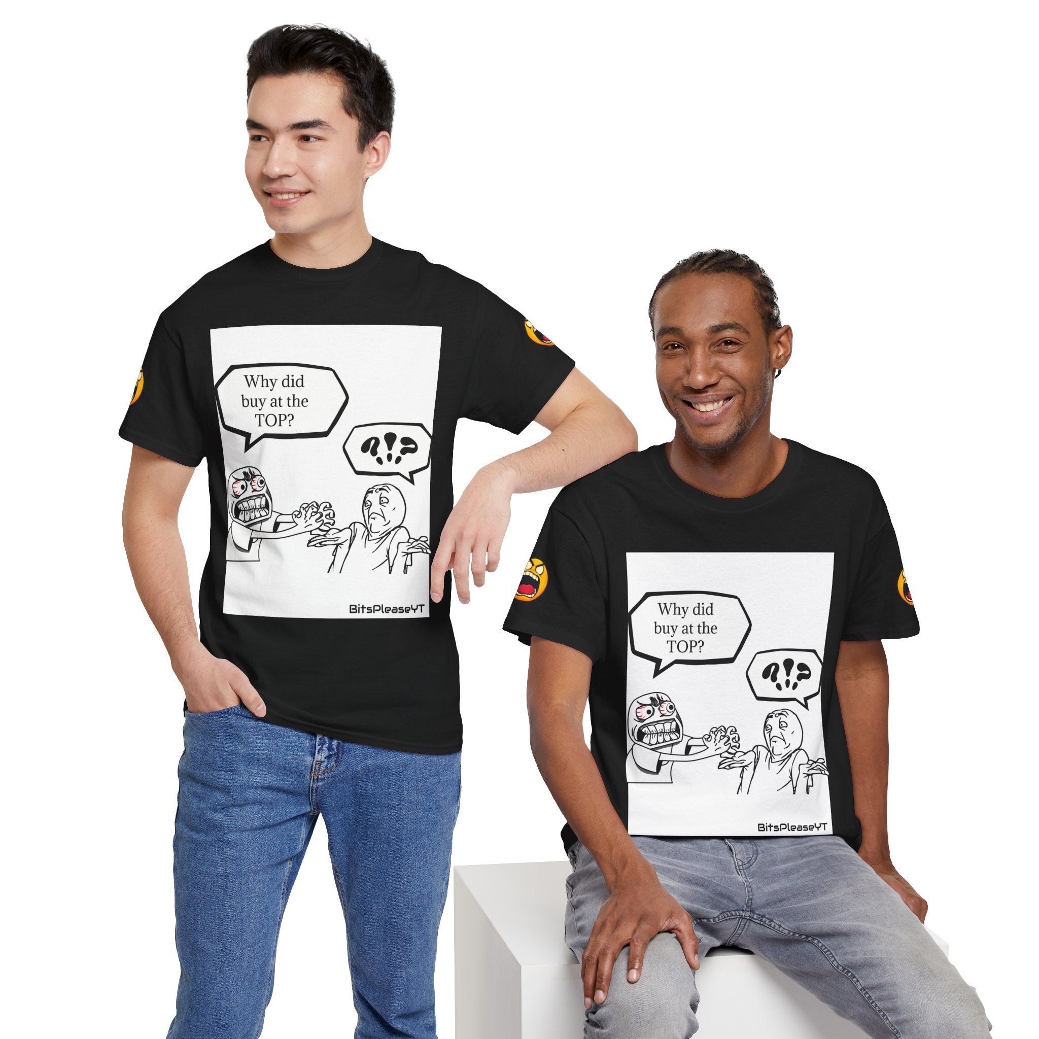 Meme T-Shirt Collection Created by Bits Please, Heavy Cotton Tee, Unisex