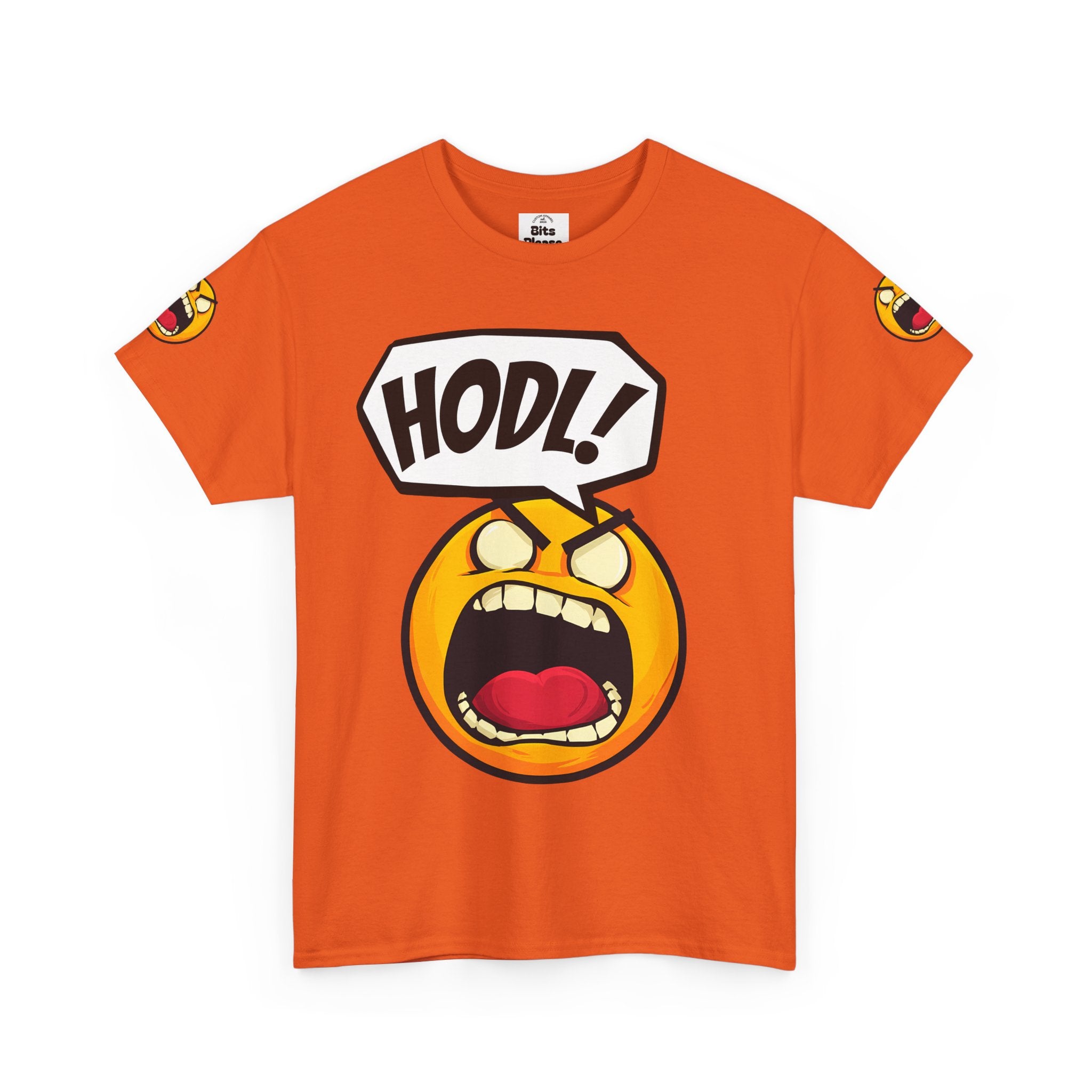 Bits Please HODL Collection, Heavy Cotton Tee, Unisex