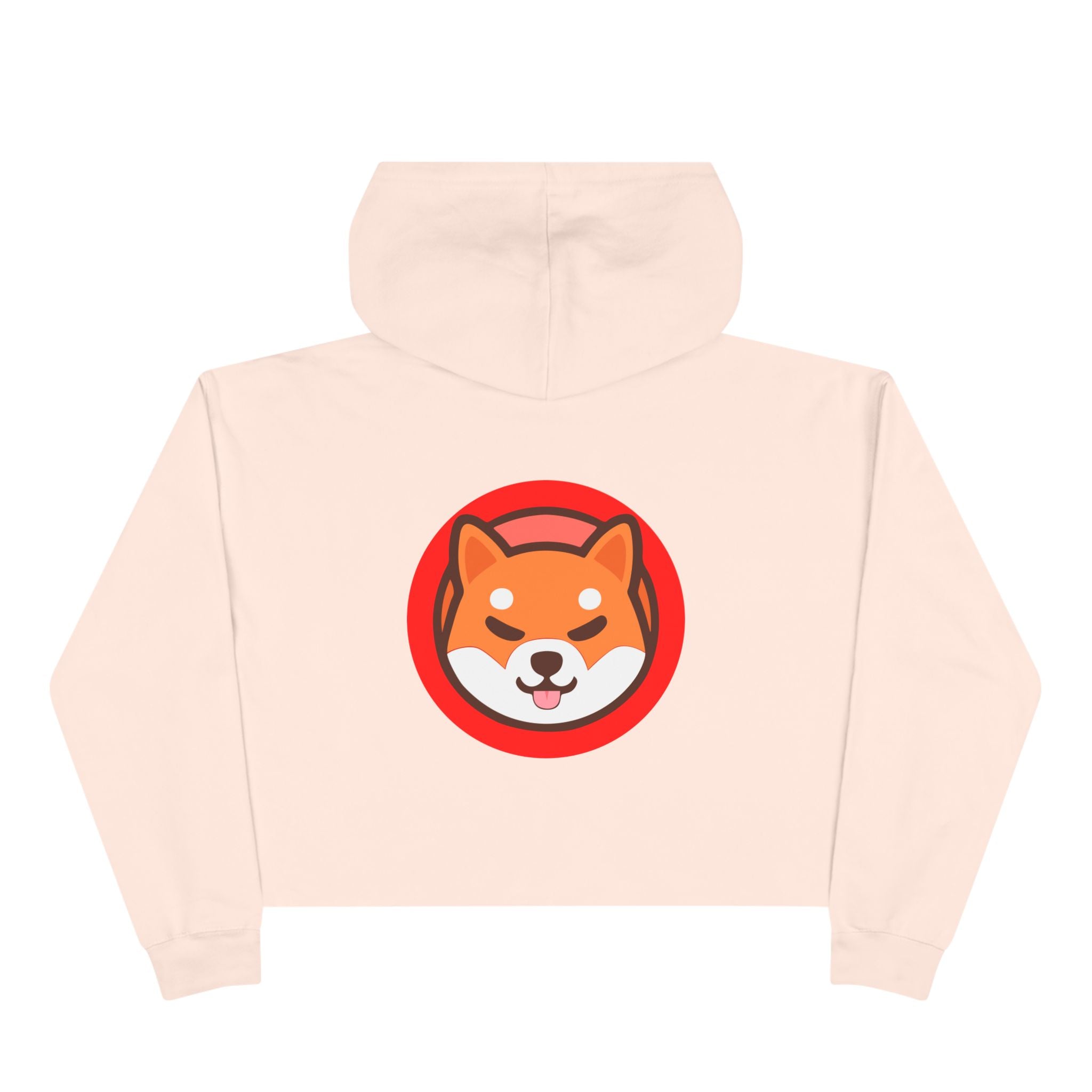 Official SHIC Crop Hoodie with SHIC Design, Trendy Sweatshirt for Crypto Lovers, Dog Lovers Gift, Perfect for Casual Days, Festival Wear