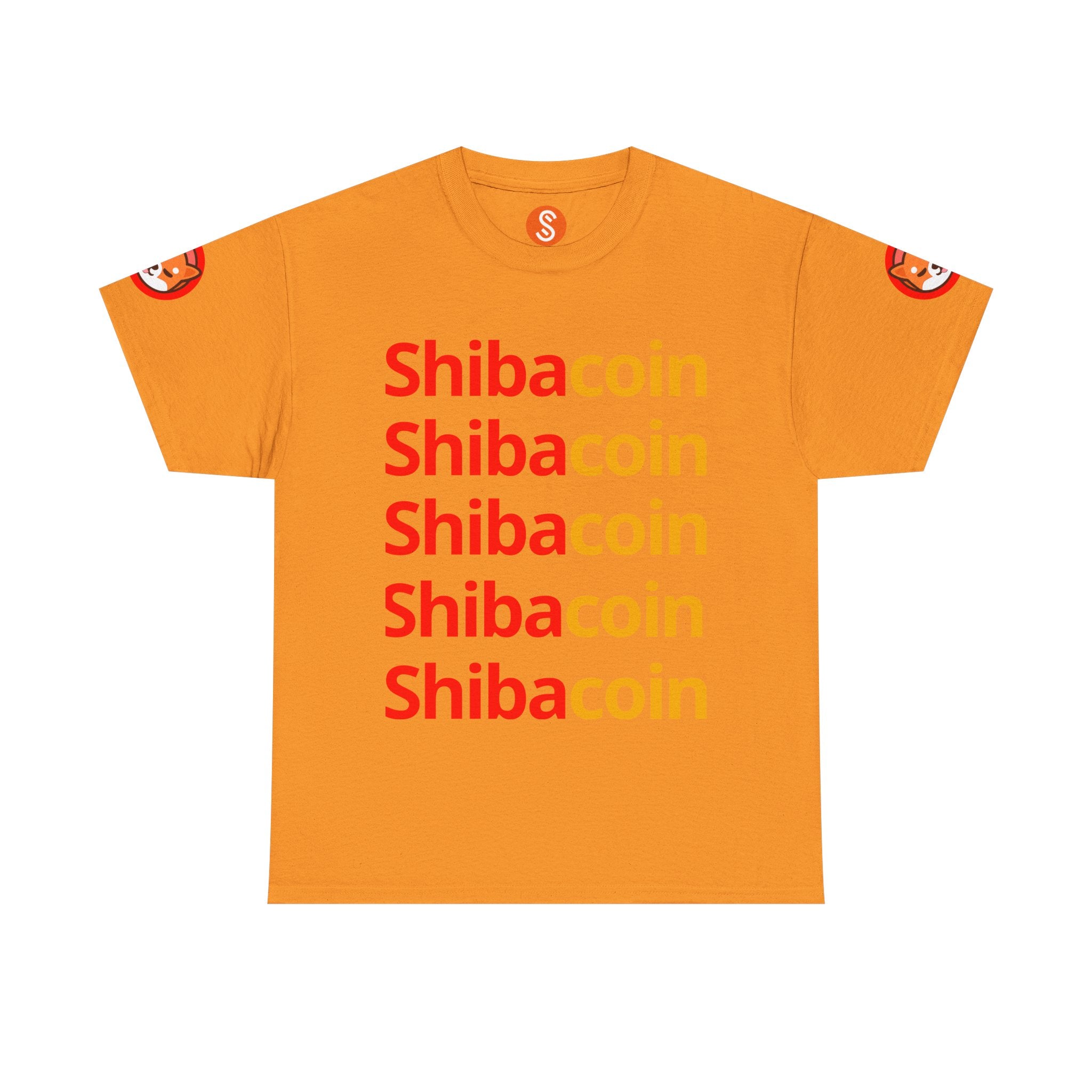 Official SHIC Unisex Heavy Cotton Tee | Crypto Fan Shirt, Doge Coin Tee, Casual Wear, Gift for Crypto Enthusiasts, Unique T-Shirt